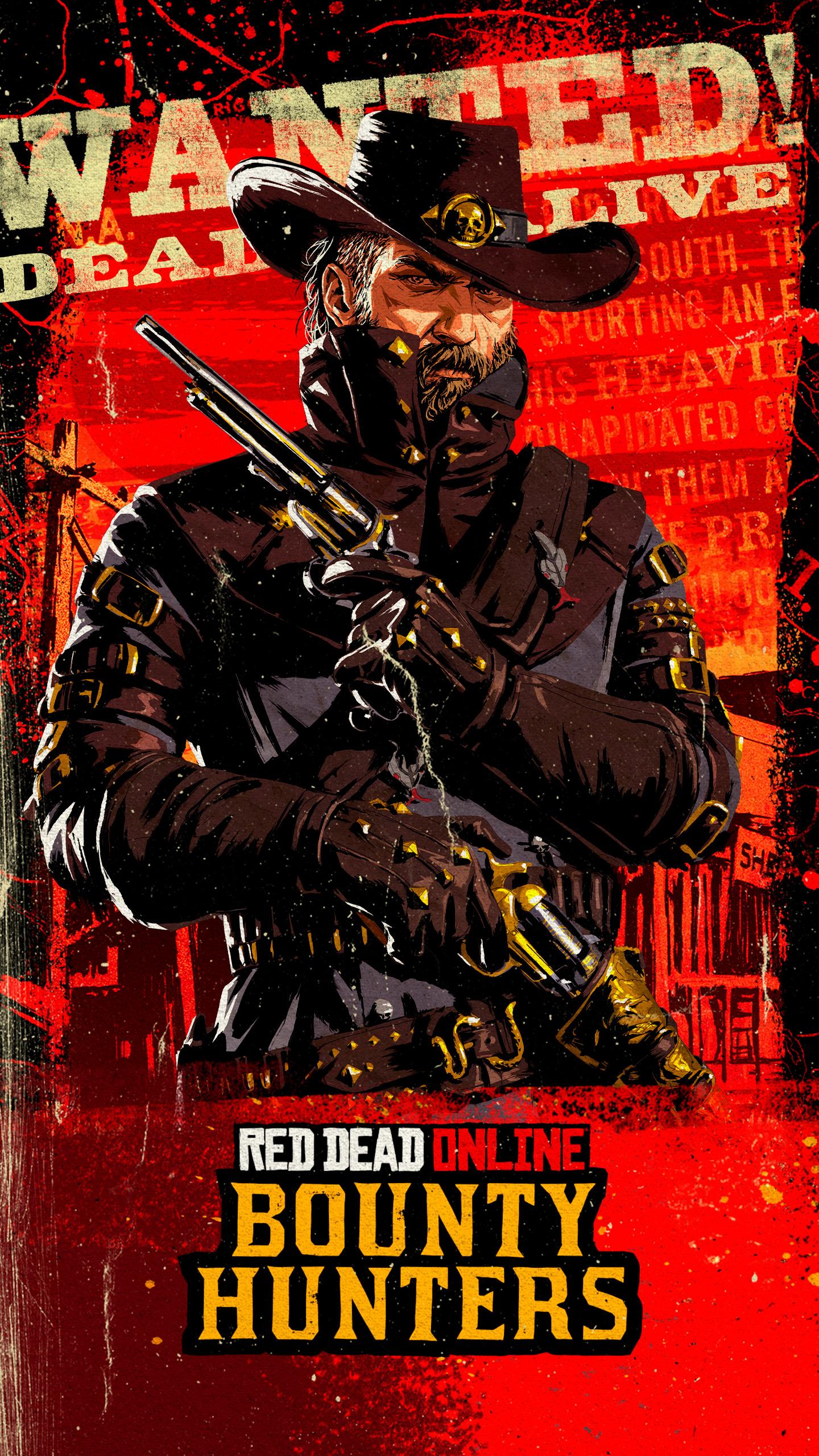 1440x2560 Official Red Dead Online Smartphone Wallpaper