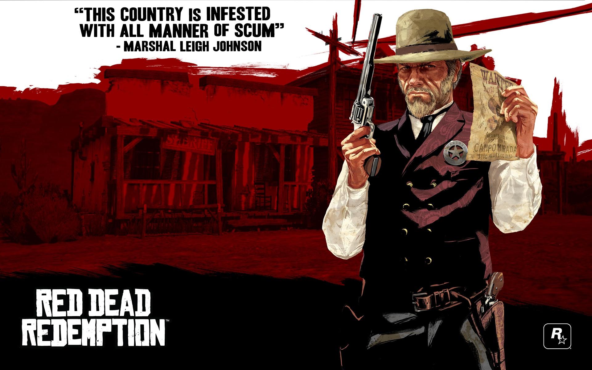 1920x1200 Red Dead Redemption Wallpaper Dead Redemption Marshal