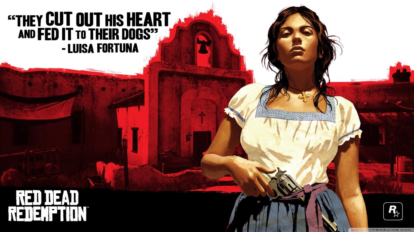 1366x768 Red Dead Redemption, Luisa Ultra HD Desktop Background Wallpaper for 4K UHD TV : Widescreen & UltraWide Desktop & Laptop : Tablet
