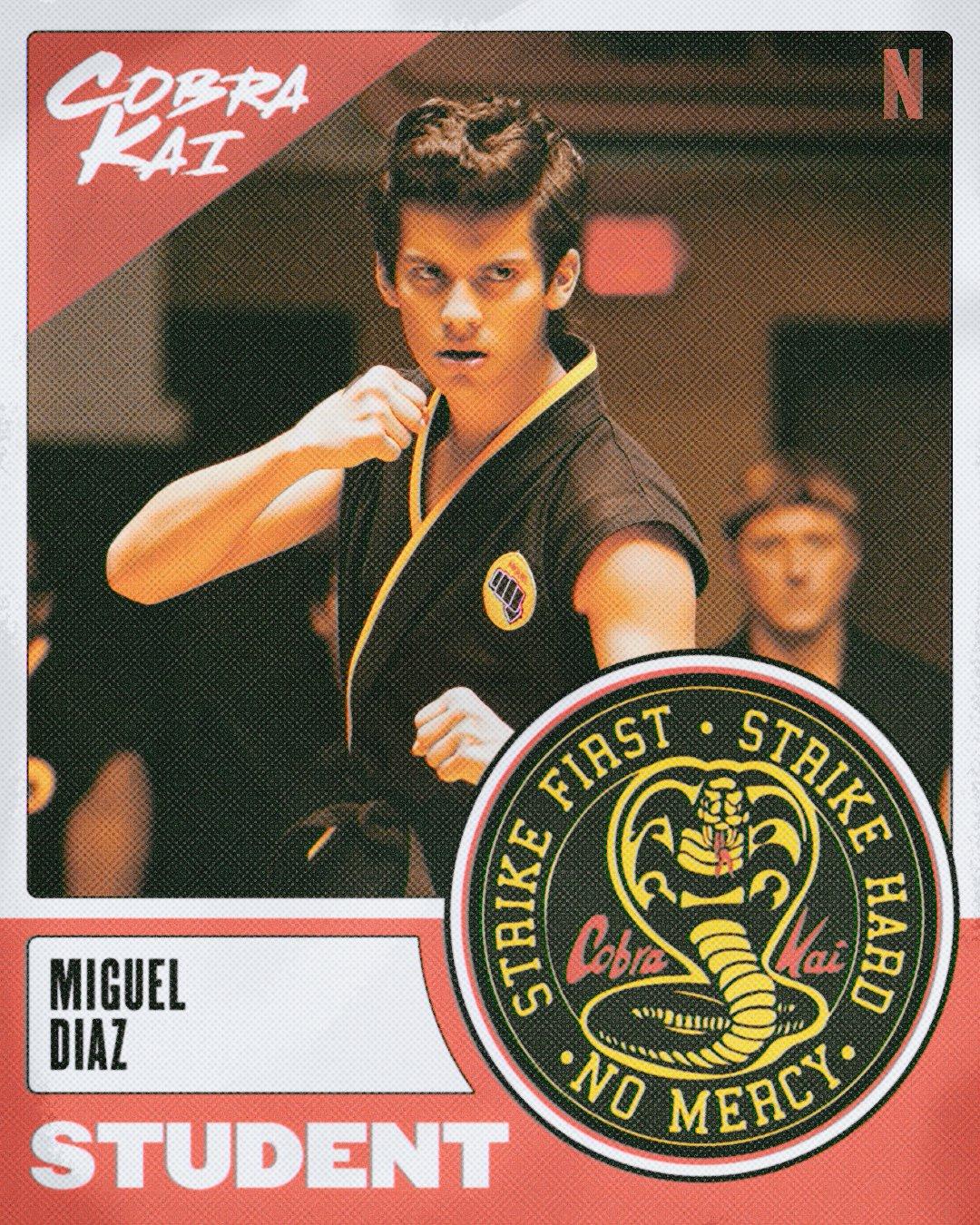 1080x1350 Cobra Kai Trading Cards: Miguel Diaz Kai Photo