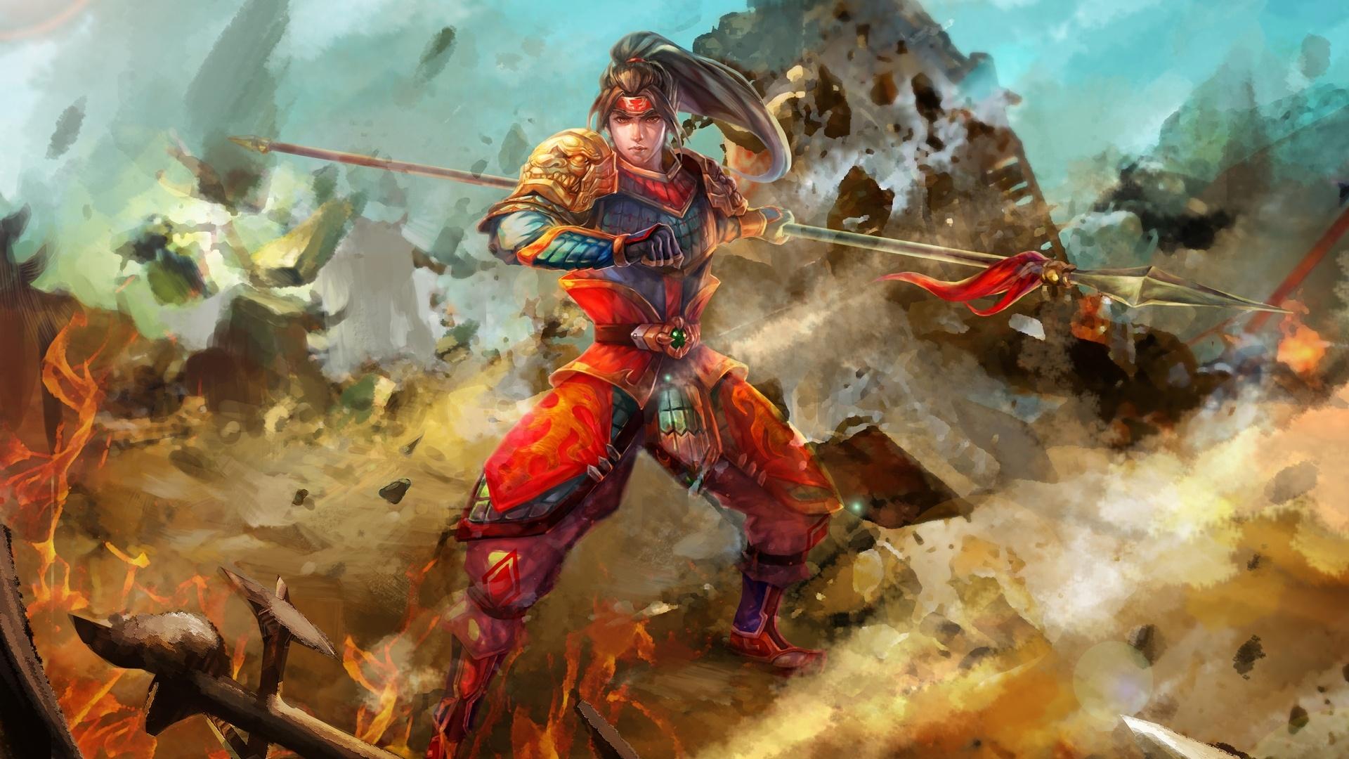 1920x1080 Zhao Yun Knights Of Valour Wallpaper