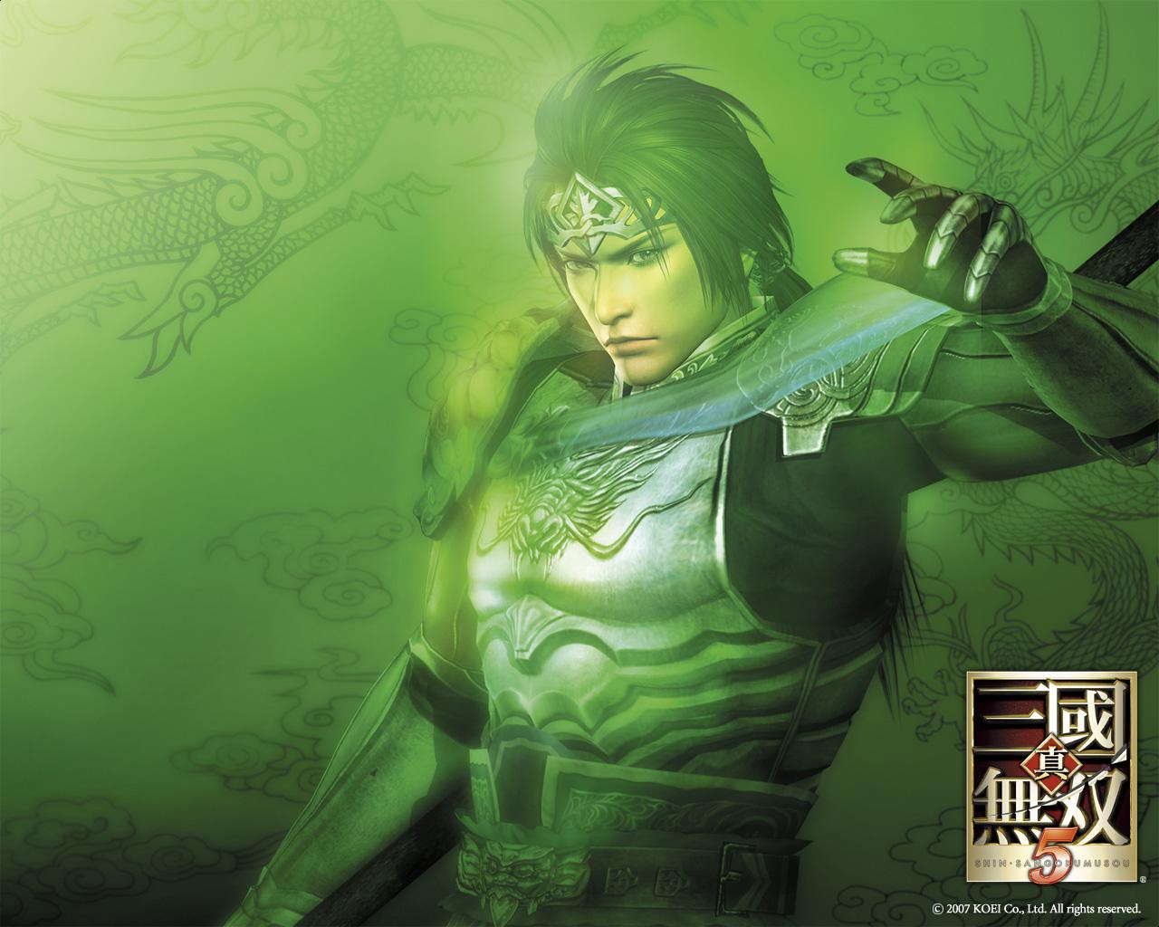 1280x1024 Dynasty Warriors Strikeforce Background Zhao Yun