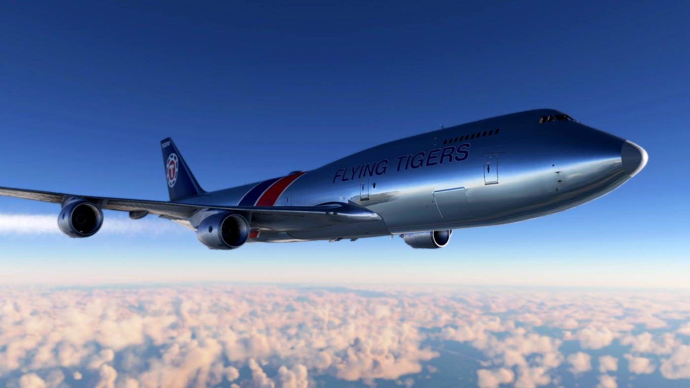 1400x788 Boeing 747 8 Flying Tigersl [No Text Mirroring] Microsoft Flight Simulator