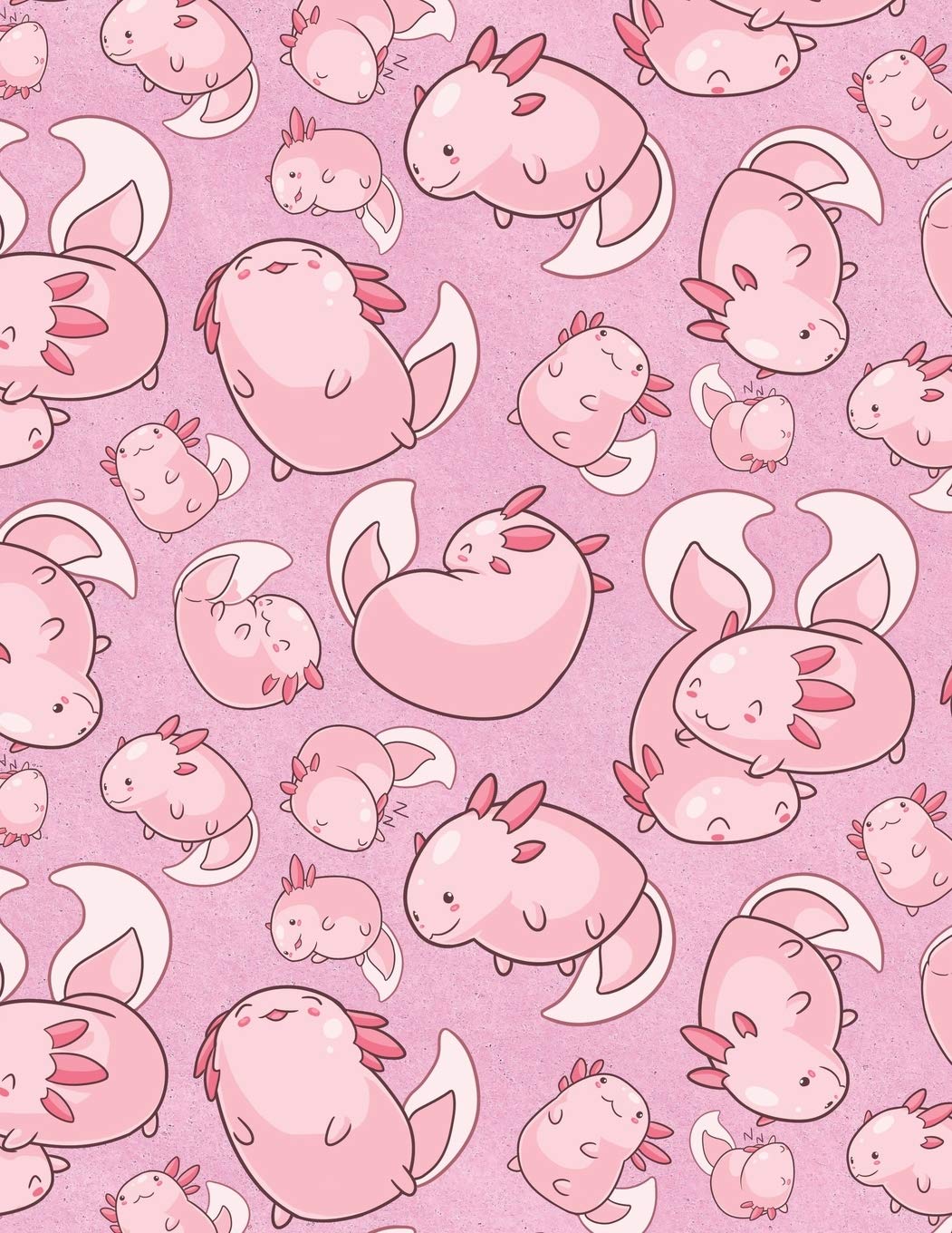 1051x1360 Kawaii Axolotl Sketchbook: Kawaii Axolotl Themed Blank Sketchbook, 120 Pages, 8.5 x Perfect Blank Paper Notebook for Drawing, Doodling and Sketching Your Art (Japanese Sketchbooks): 9781711081373: Journals, Japan: Books