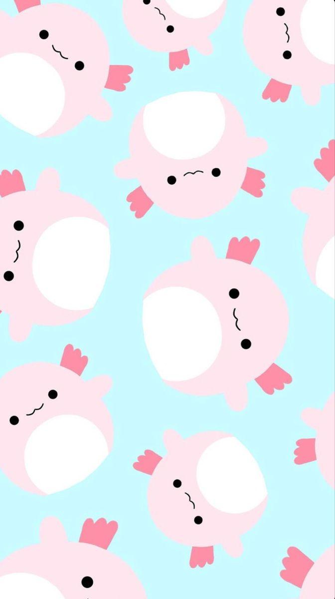 672x1200 Archie the axolotl wallpaper. Wallpaper iphone cute, Cartoon wallpaper iphone, Cute patterns wallpaper