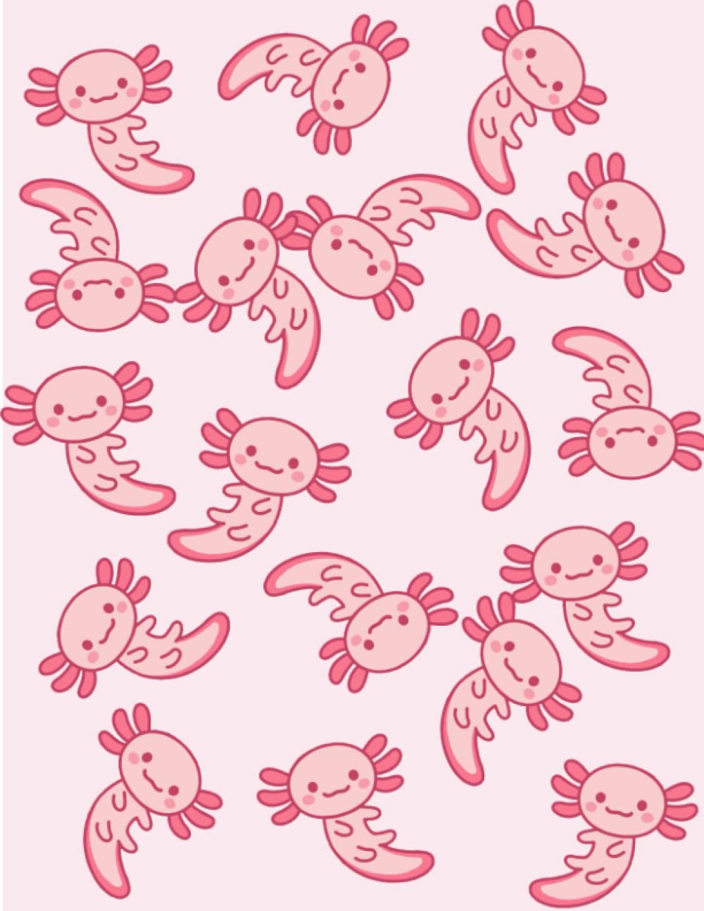 1000x1294 Kawaii Axolotl Sketchbook: Blank Sketch Book For Kids Gift For Boys And Girls Ages 4 8 For Drawing And Doodling.: Sketchbooks, Kawaii: 9798767114702: Books