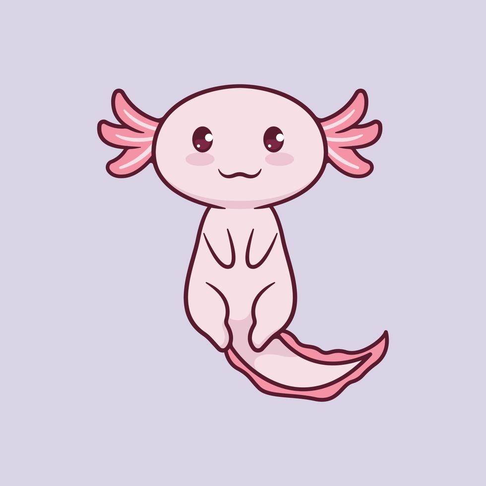 980x980 Cute axolotl vector illustration design