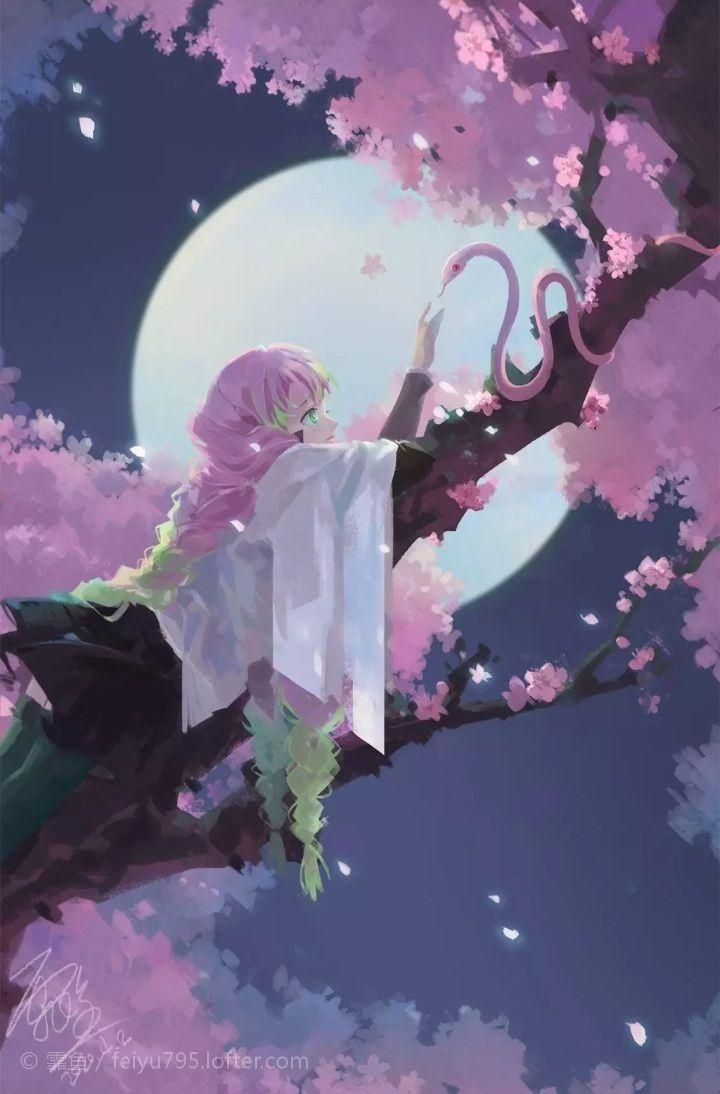 720x1094 Demon Slayer Mitsuri Kanroji Wallpaper