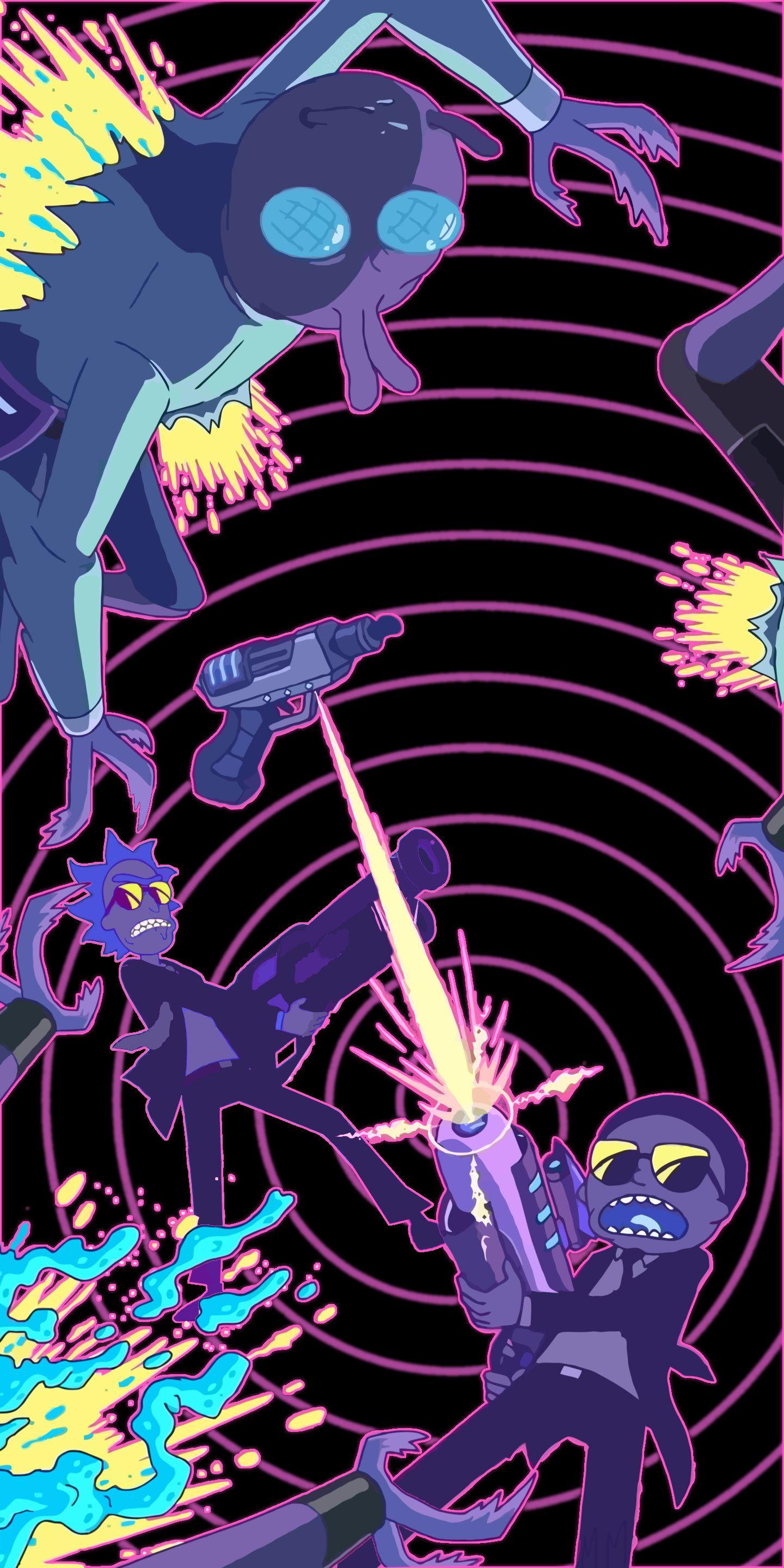 1440x2880 Rick and Morty