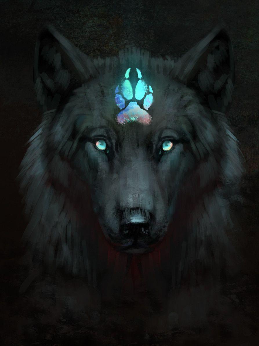 893x1192 Anime Pink Wolf Wallpaper
