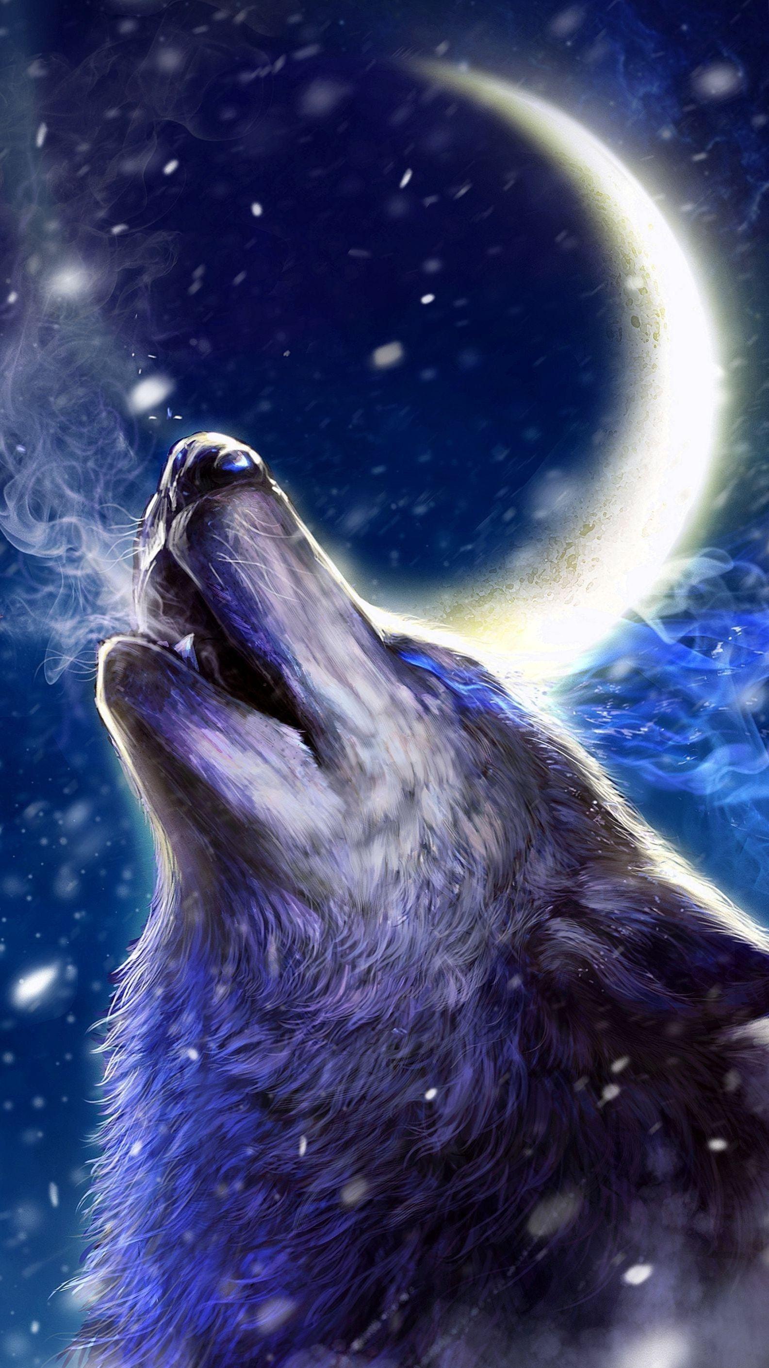 1585x2818 Wolf Live Wallpaper