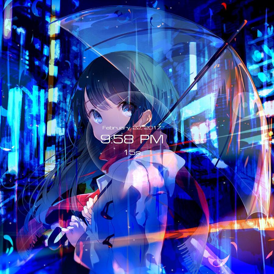 900x900 Anime Wallpaper Red Light