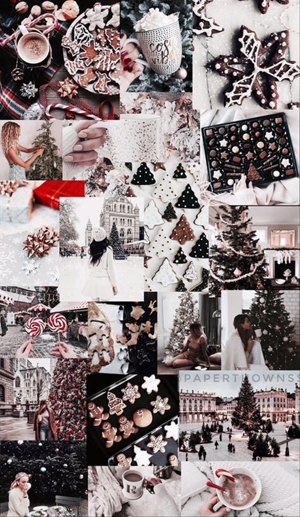 1046x1800 Stunning Christmas wallpaper aesthetic background for iPhone