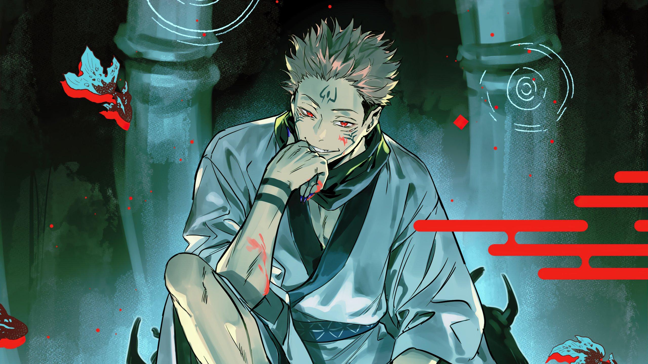 2560x1440 Sakuna from Jujutsu Kaisen Anime Wallpaper 4k Ultra HD