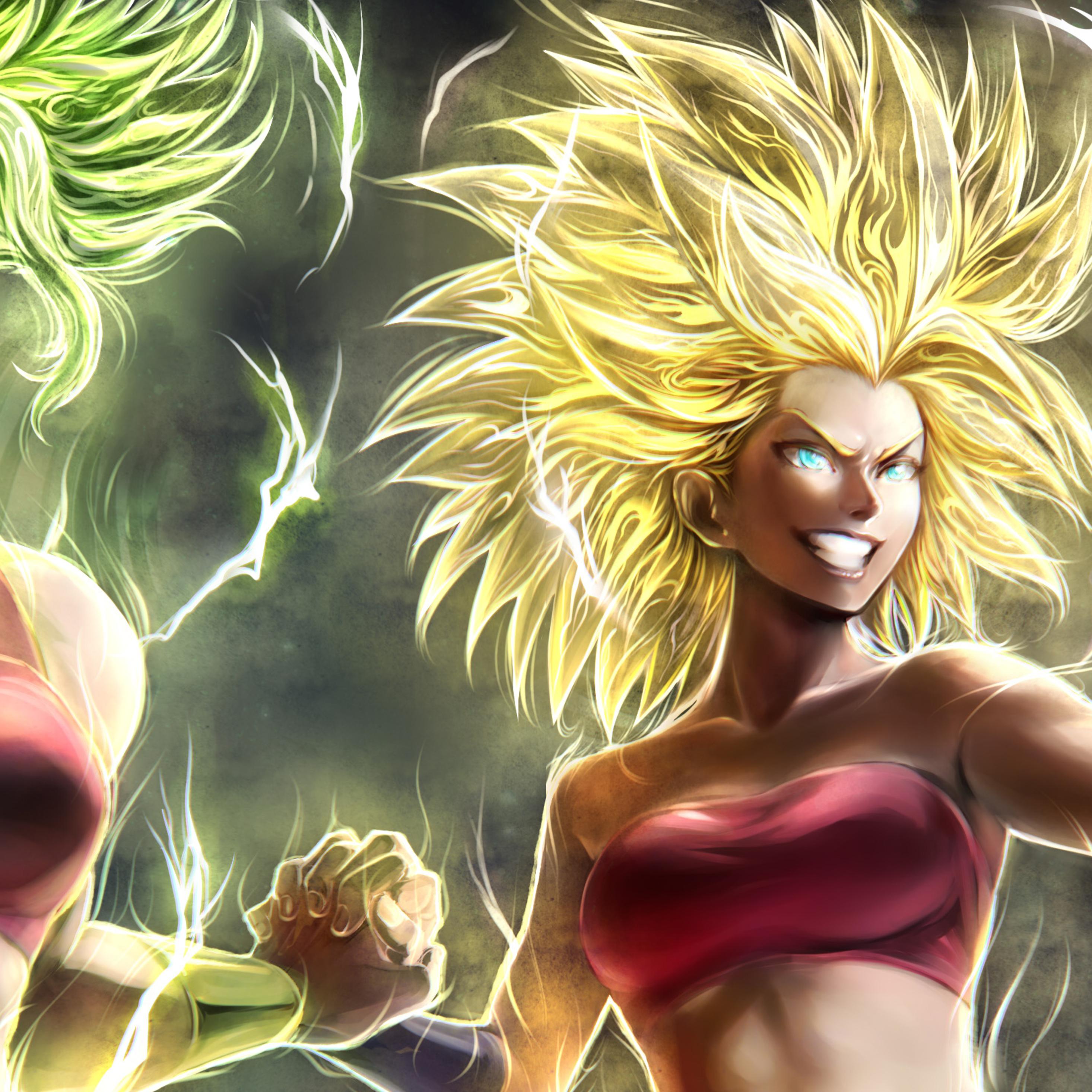 2932x2932 Caulifla Kale Dragon Ball Super Girls iPad Pro Retina Display HD 4k Wallpaper, Image, Background, Photo and Picture