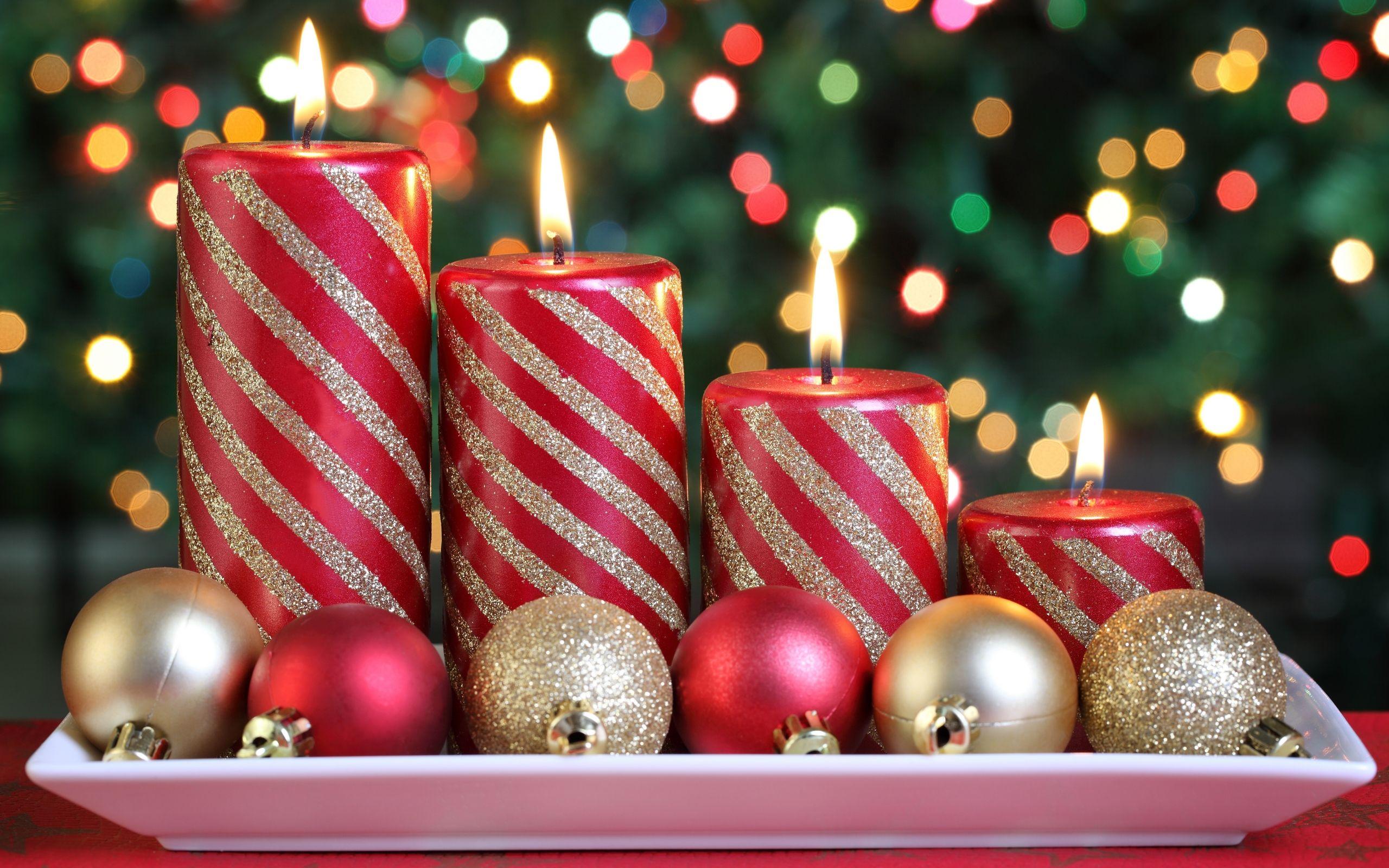 2560x1600 Free HD Christmas Lights Wallpaper