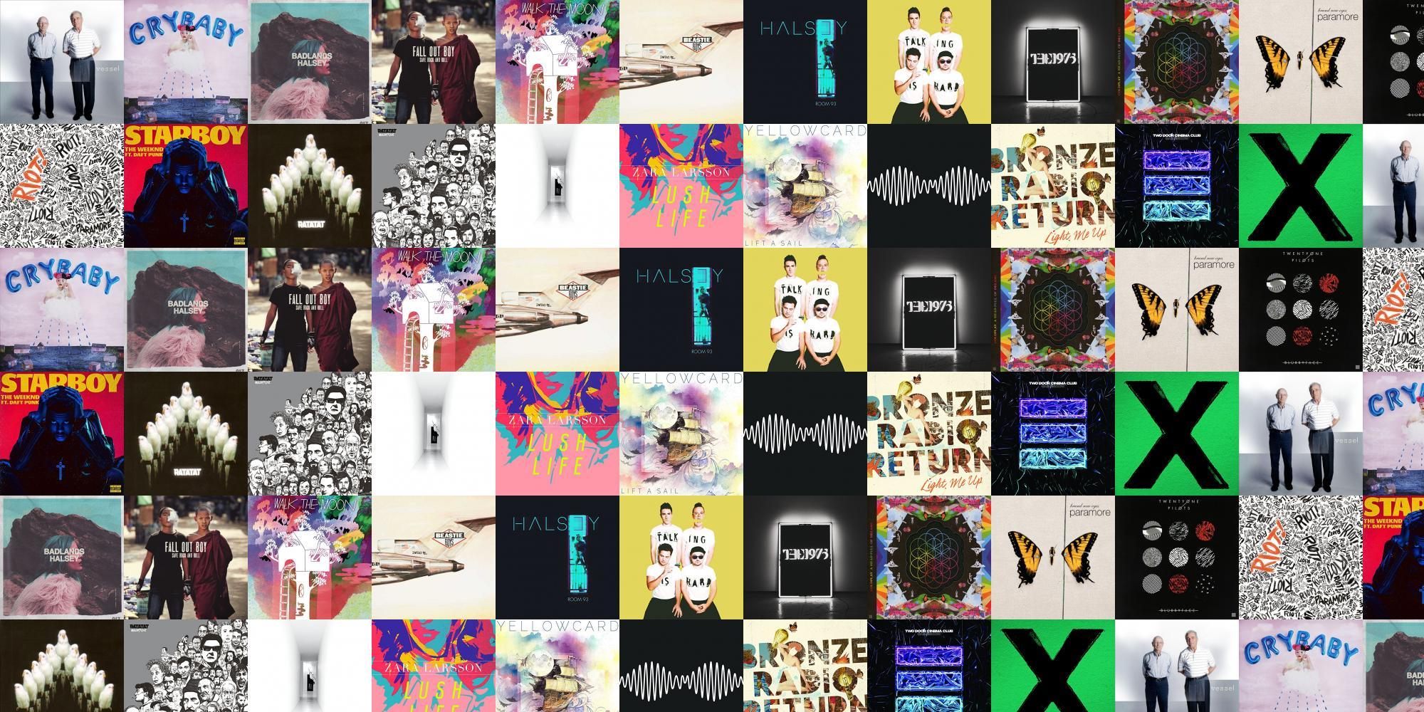 2000x1000 the weeknd daft punk « Tiled Desktop Wallpaper