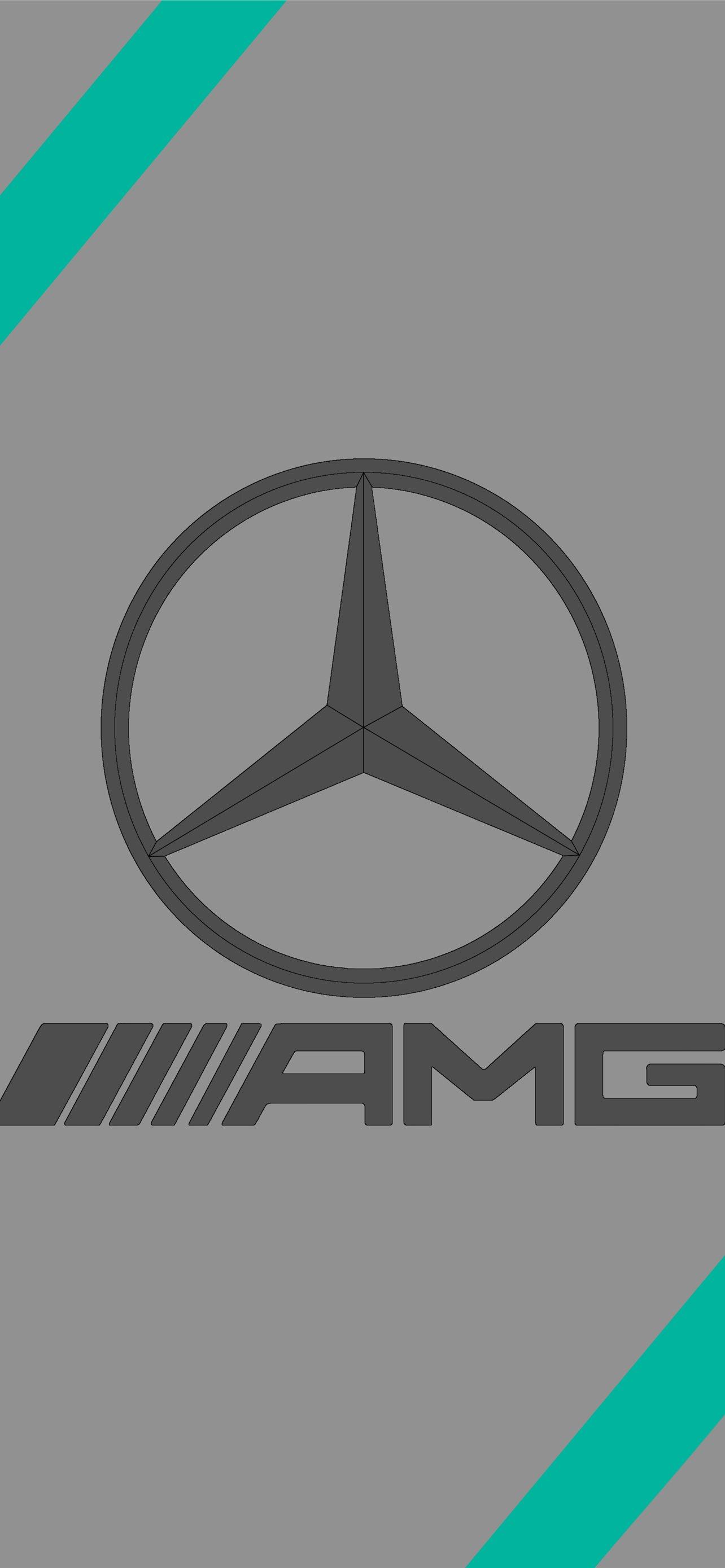 1284x2778 mercedes benz logo iPhone Wallpaper Free Download