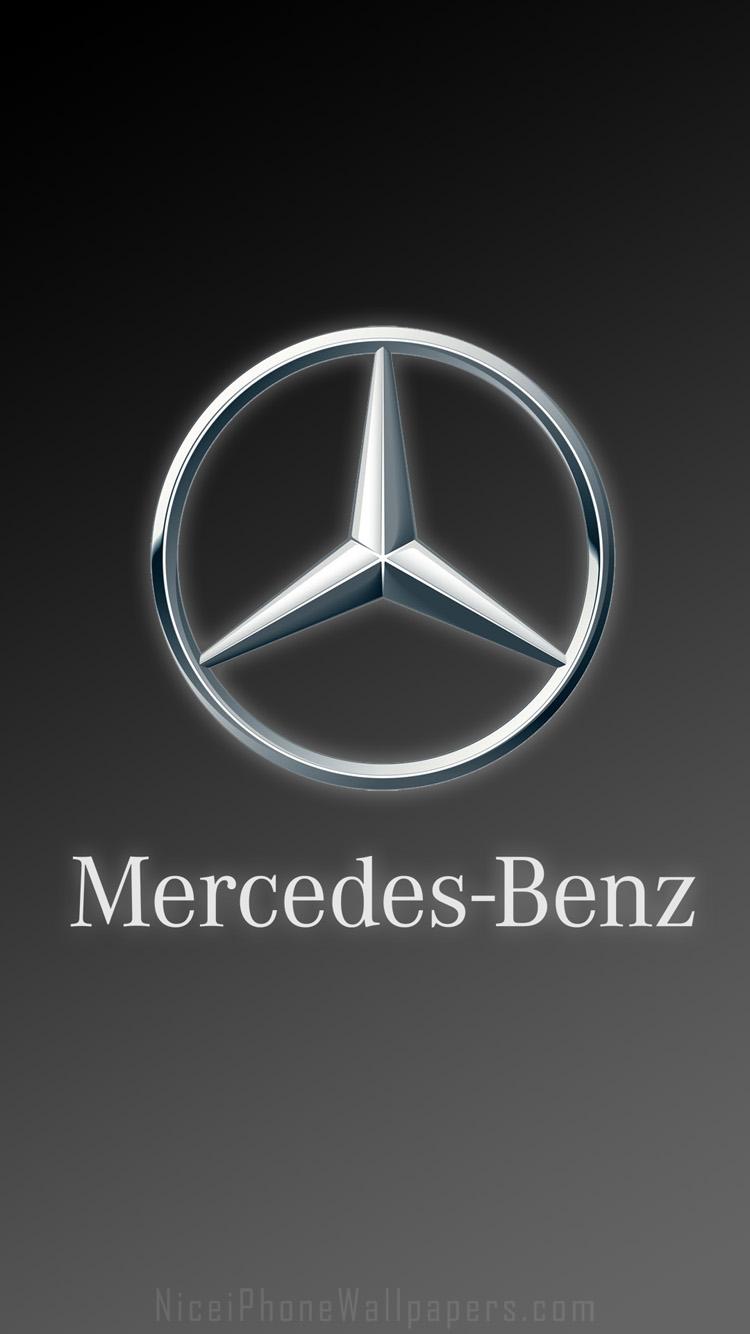 750x1334 Mercedes Logo Wallpaper