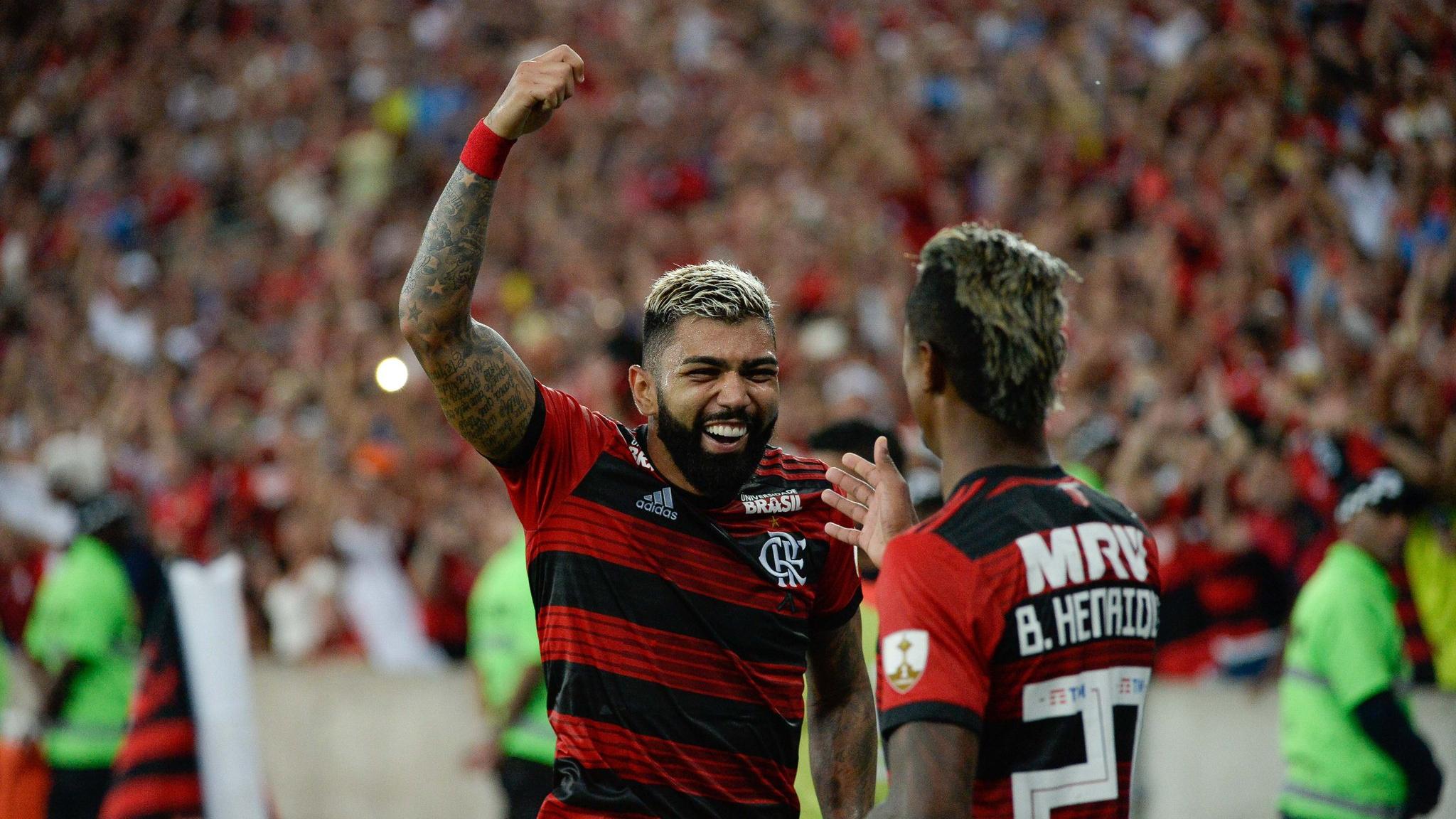 2048x1152 Gabriel 'Gabigol' Barbosa Looks Happy After Scoring In Flamengo's 3 1 Win Over LDU Quito