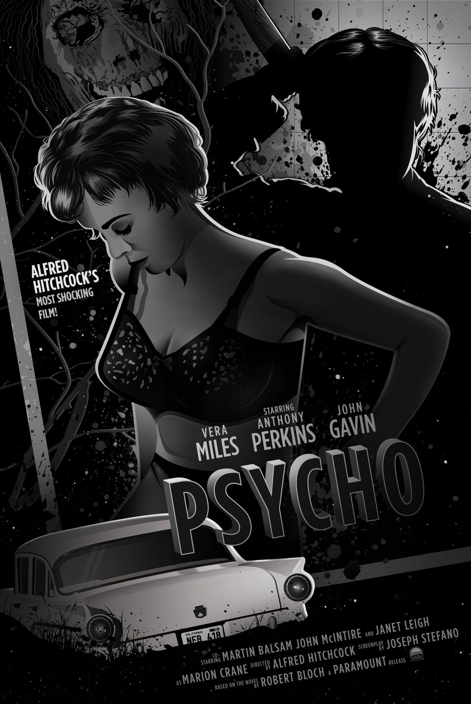 1600x2392 Psycho 1960 Wallpaper