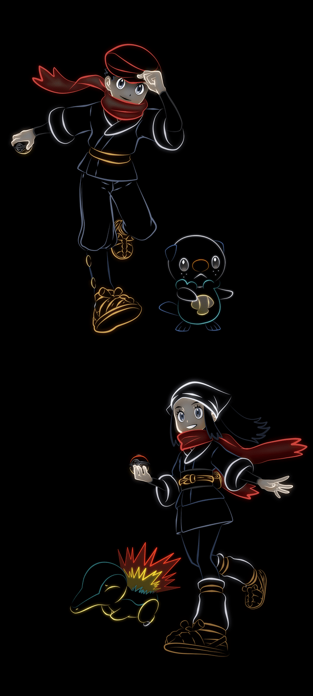 640x1422 Pokemon Legends Arceus & Lucas (Phone Wallpaper) : Gaming