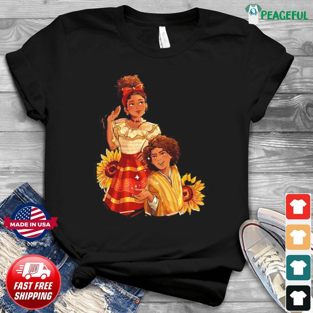 1010x1010 Sunflower Camilo And Dolores Madrigal Encanto Disney Movie Shirt, hoodie, sweater, long sleeve and tank top