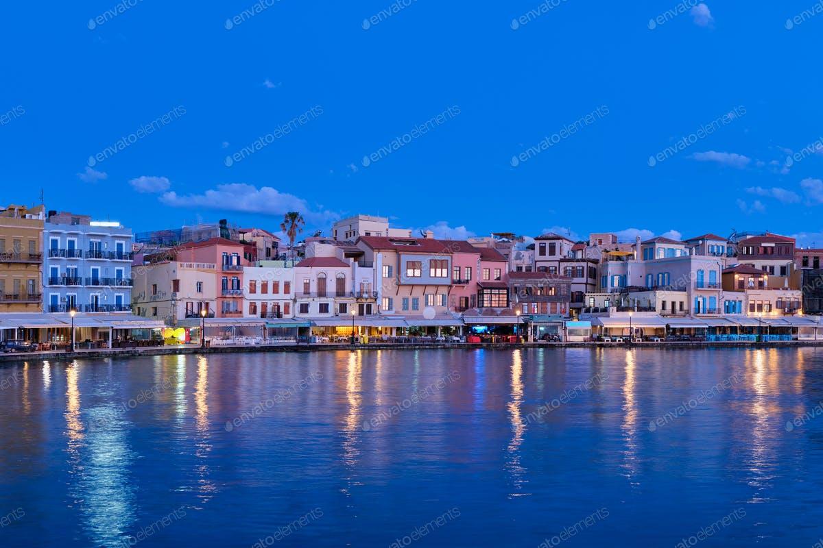 1200x800 Pictureque old port of Chania, Crete island. Greece photo by f9photos on Envato Elements
