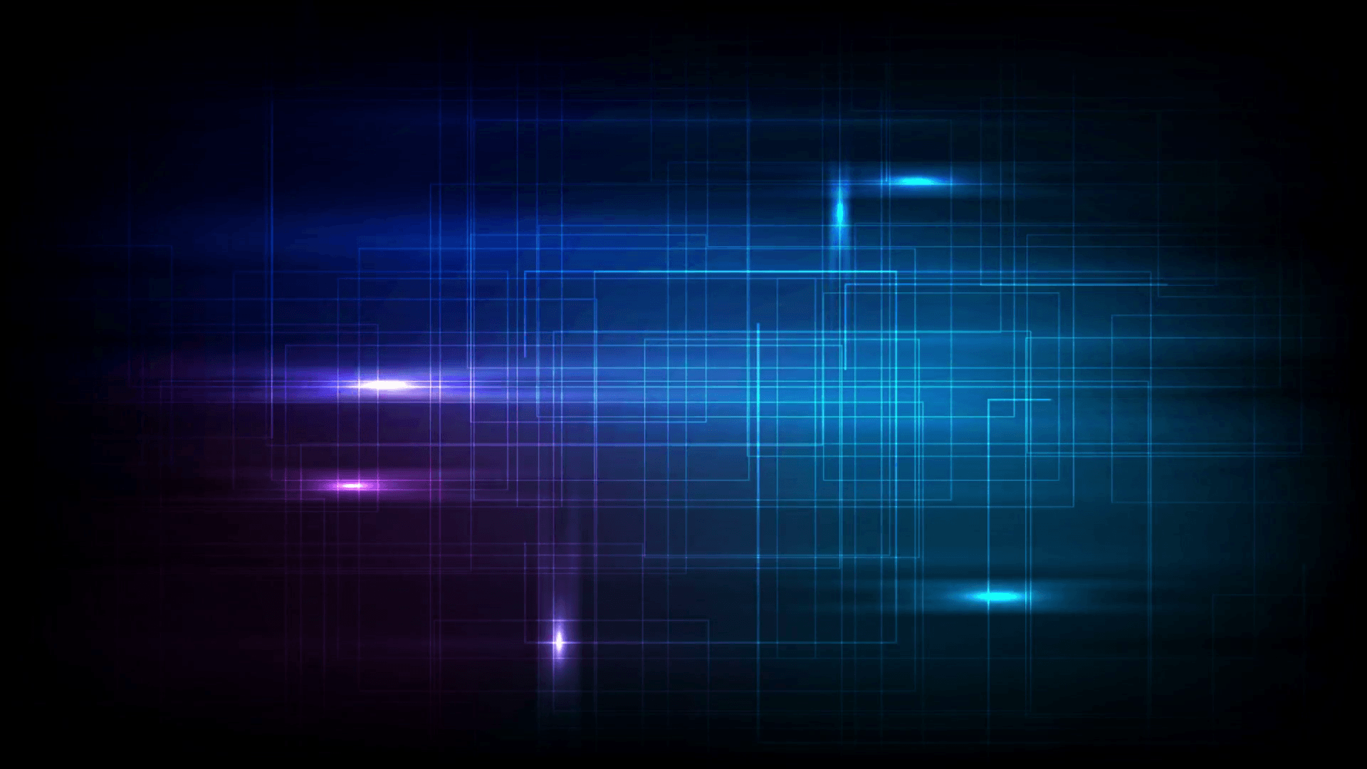 1920x1080 Tech glowing neon abstract motion background. Video animation Ultra