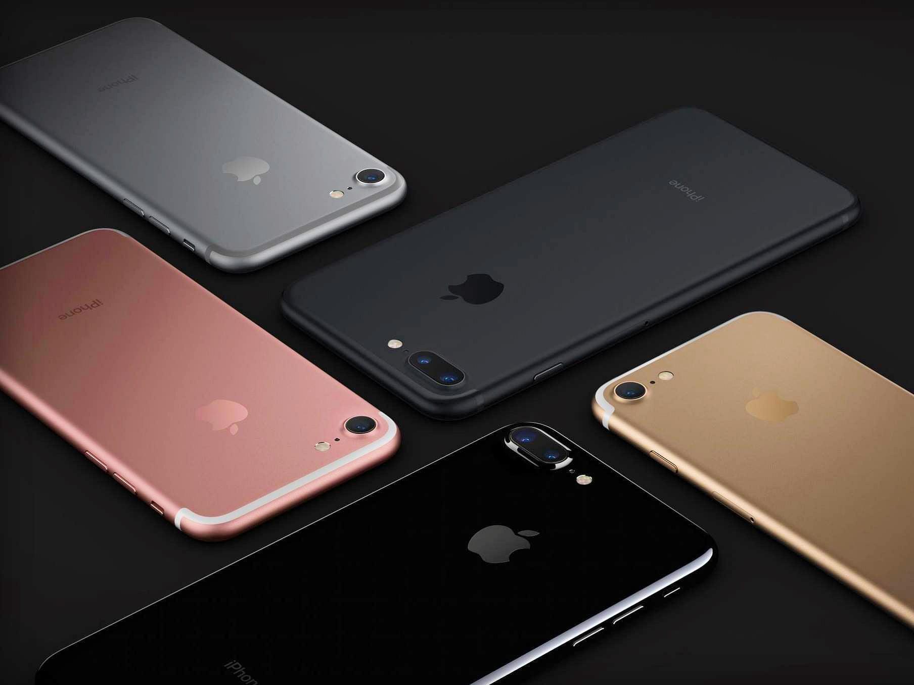1808x1356 Wallpaper Five Rose Gold, Silver, Gold, Jet Black, And Black IPhone 7's • Wallpaper For You