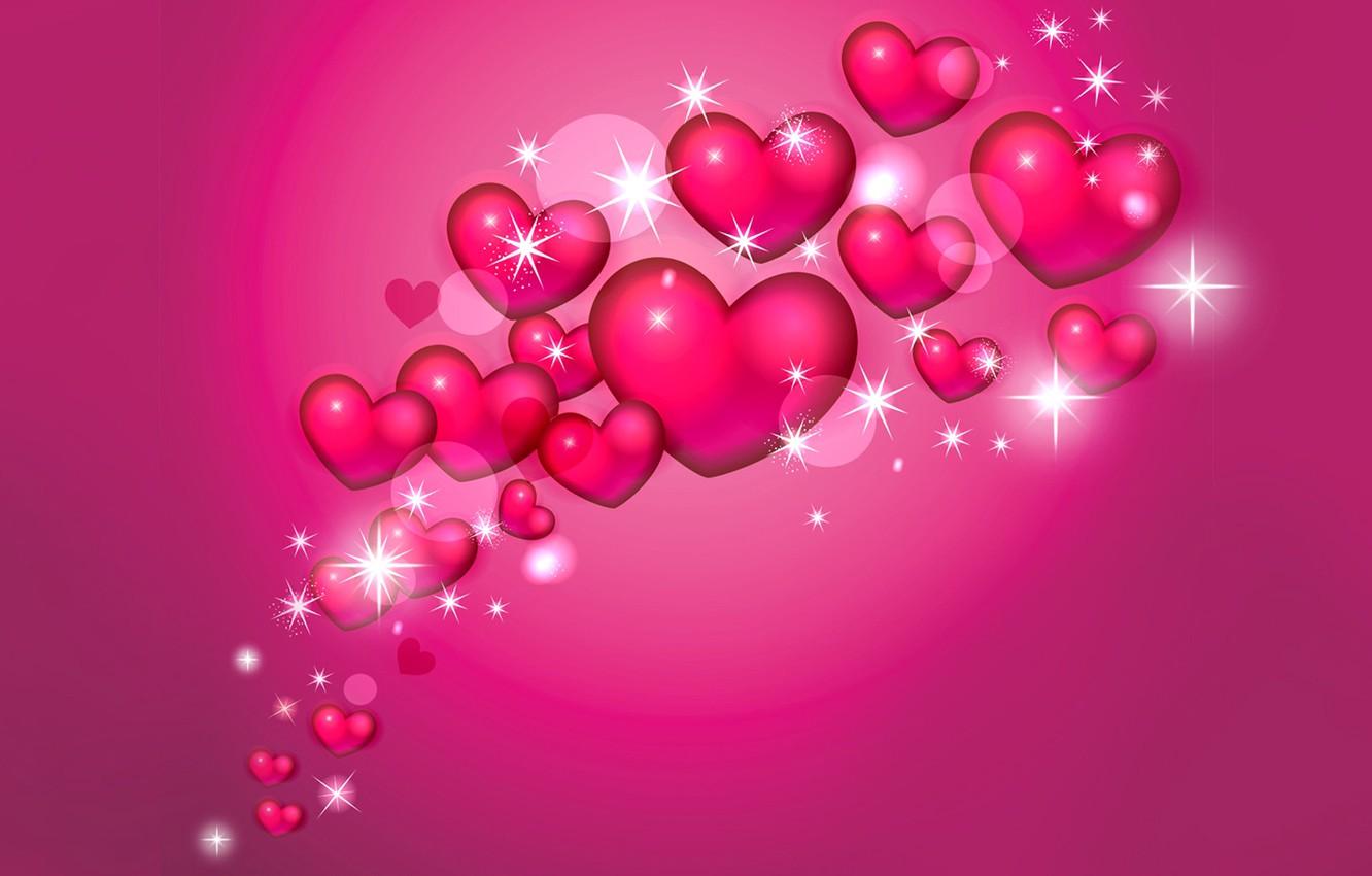 1332x850 Wallpaper collage, heart, lovers, the volume, postcard, Valentin image for desktop, section праздники