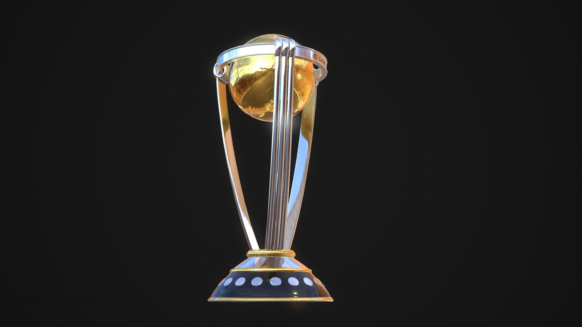 1920x1080 ICC World Cup Cricket Trophy 3D Model
