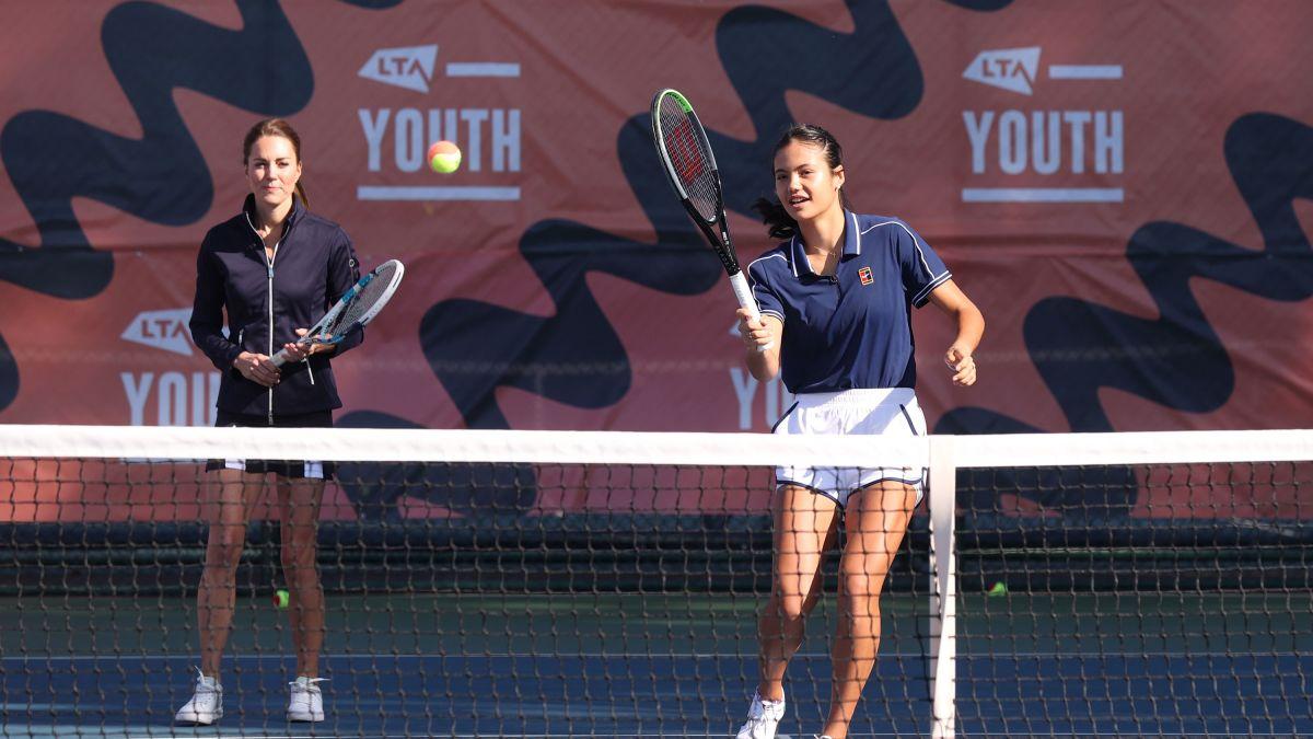1200x675 Tennis' newest superstar Emma Raducanu celebrates return to UK by playing with Duchess of Cambridge