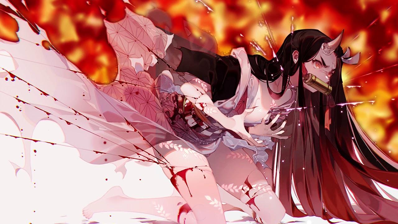 1280x720 Mad Nezuko Wallpaper