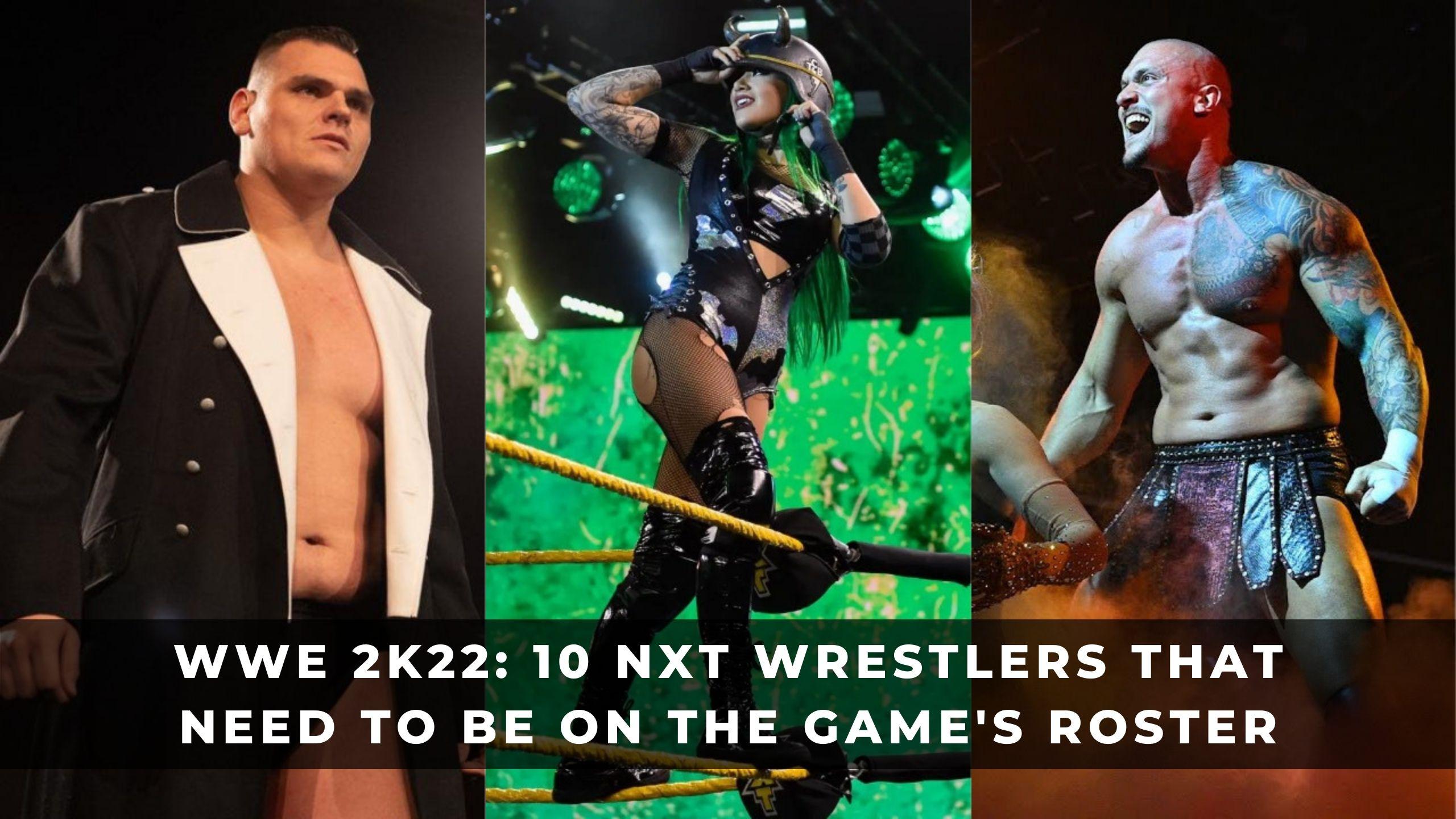 2560x1440 WWE 2K22: 10 NXT Wrestlers That Need to Be on the Game's Roster