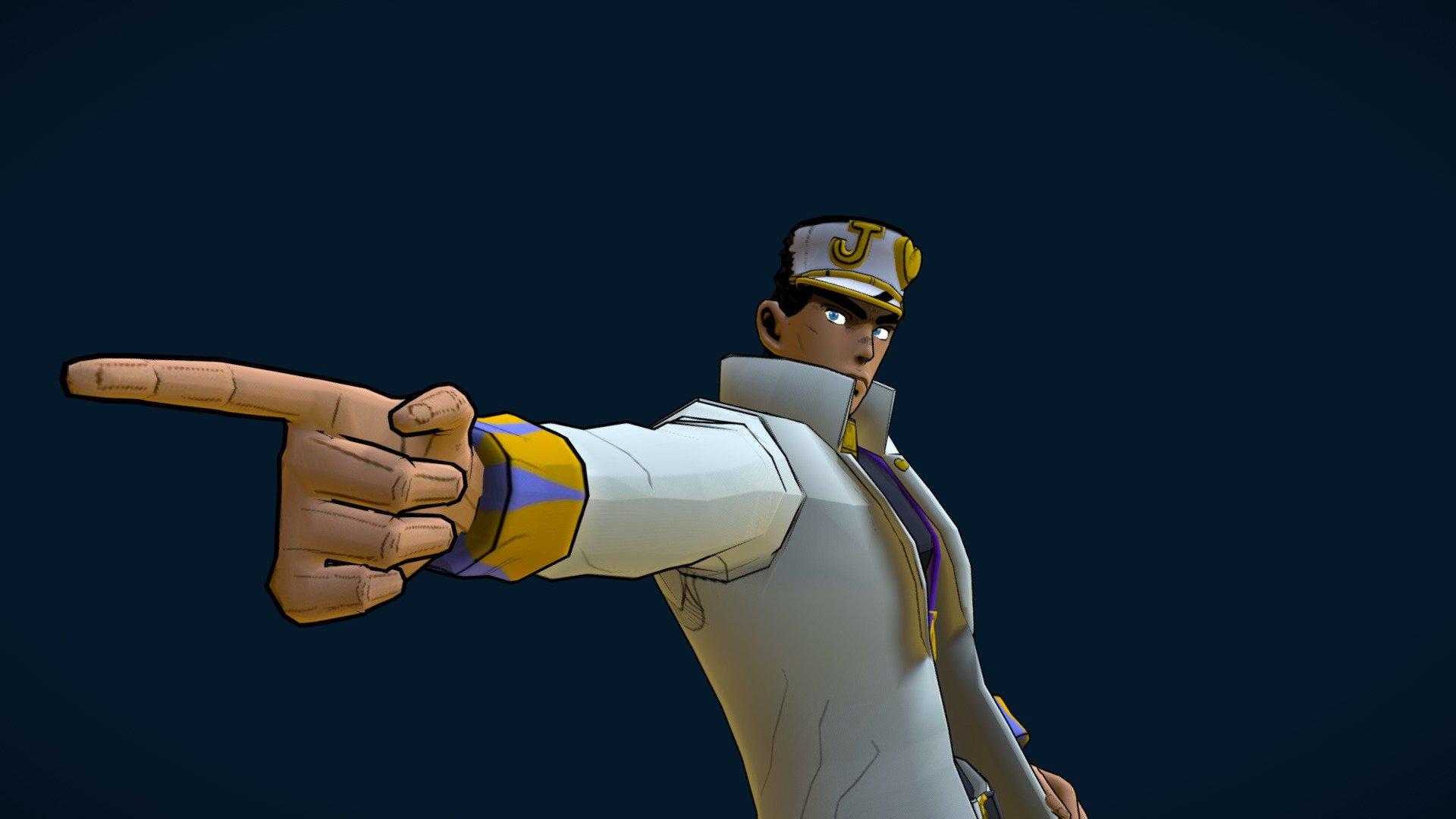 1920x1080 Jotaro Kujo (Part 4) Free 3D model by maisth [0ccef85]