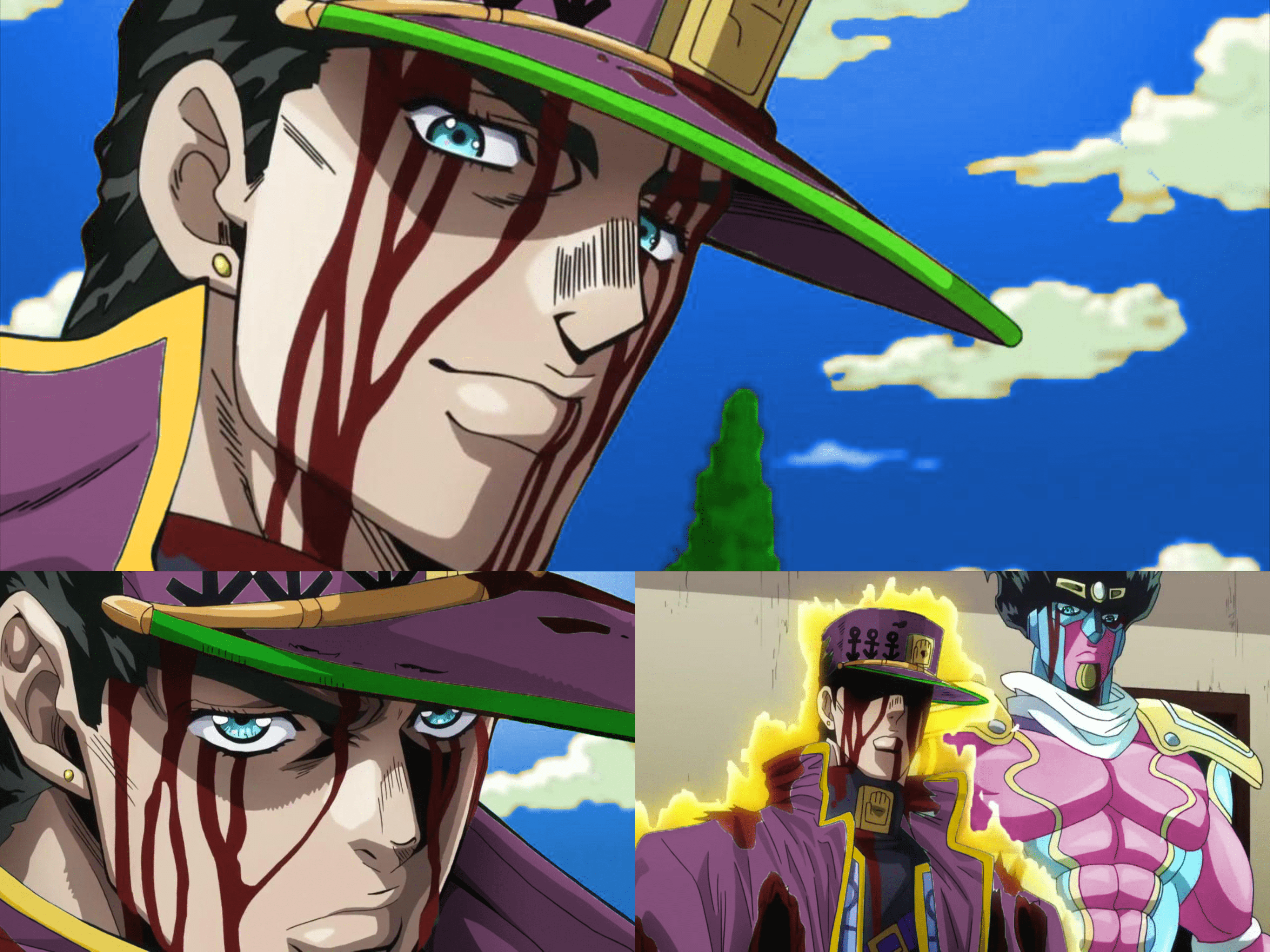 4000x3000 Fanart Part 4 Jotaro with his Part 6 Scheme