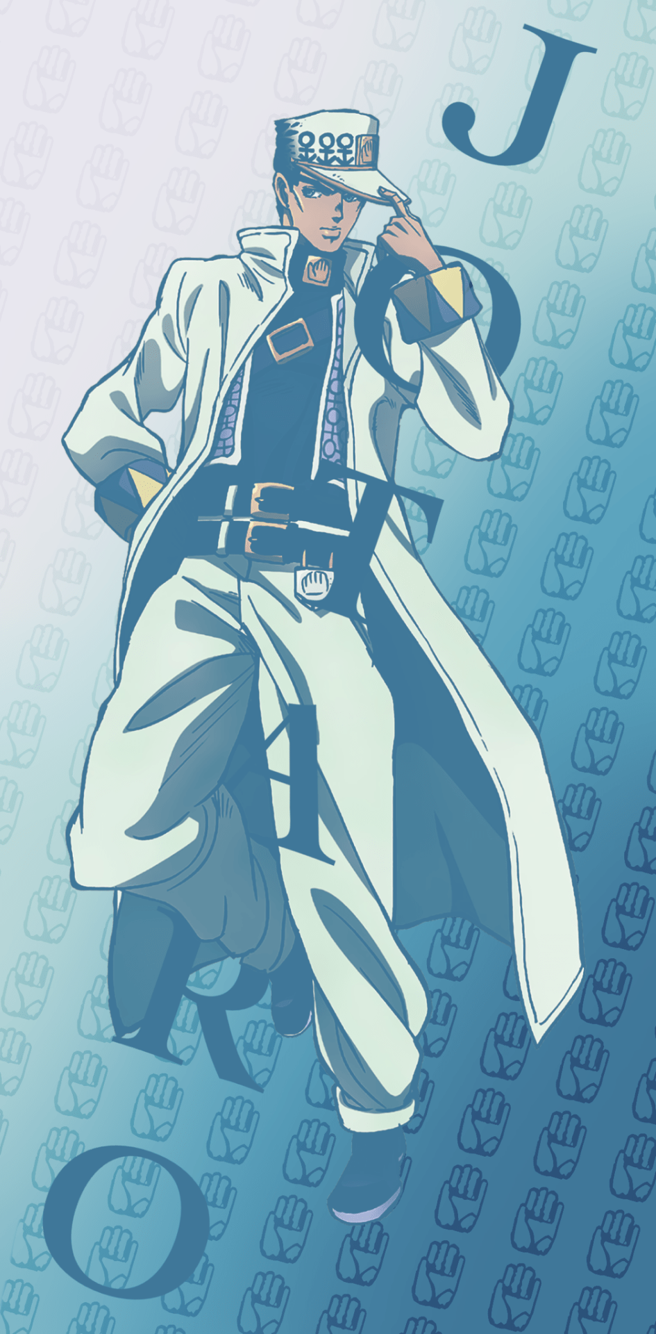945x1920 jotaro wallpaper