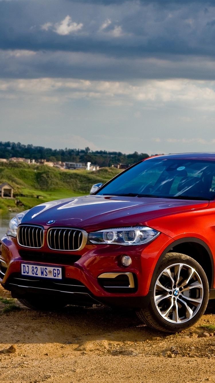 750x1334 BMW X6 XDrive Red SUV Car 750x1334 IPhone 8 7 6 6S Wallpaper, Background, Picture, Image