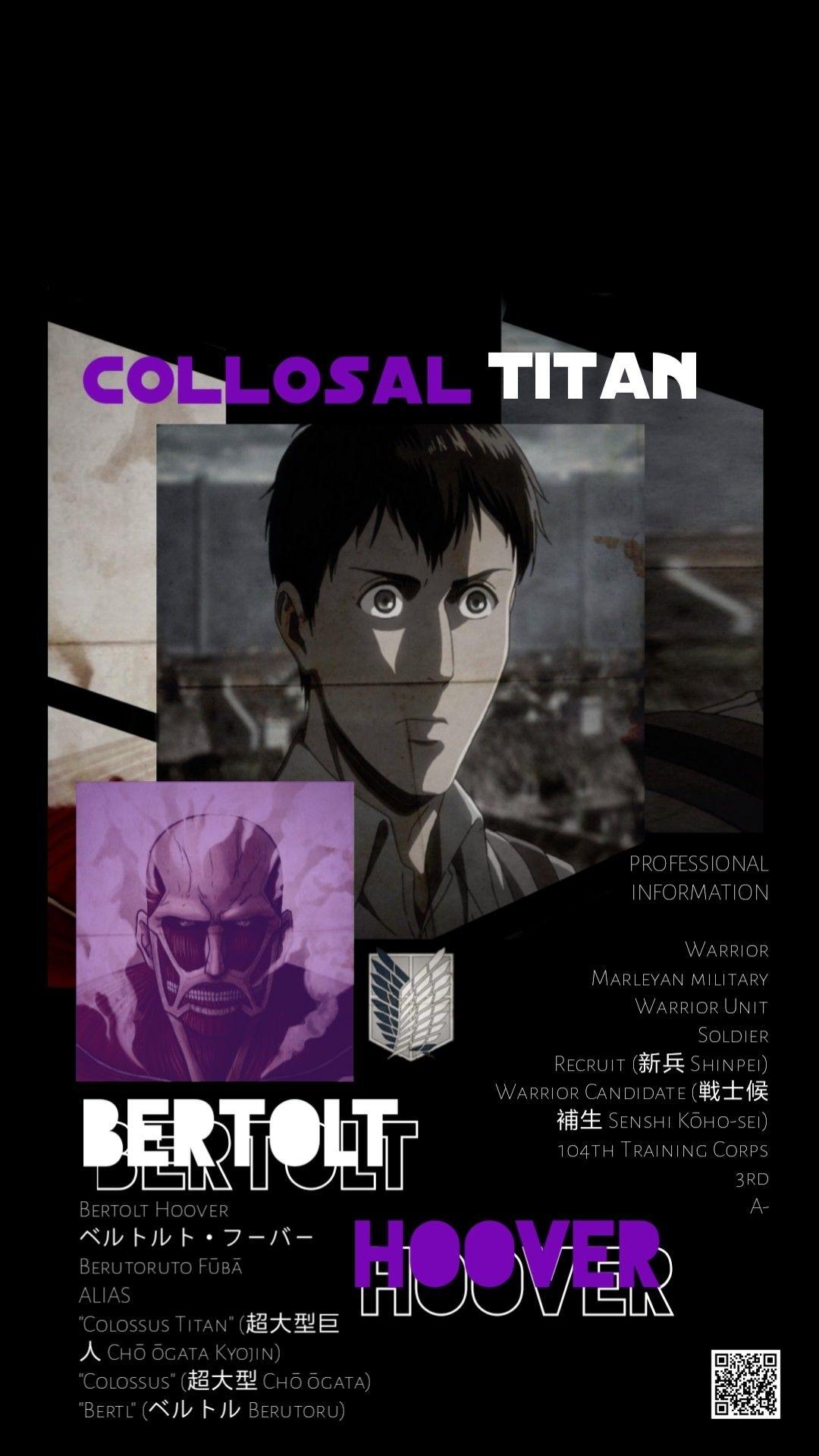 Bertholdt Hoover Wallpapers - Top Free Bertholdt Hoover Backgrounds