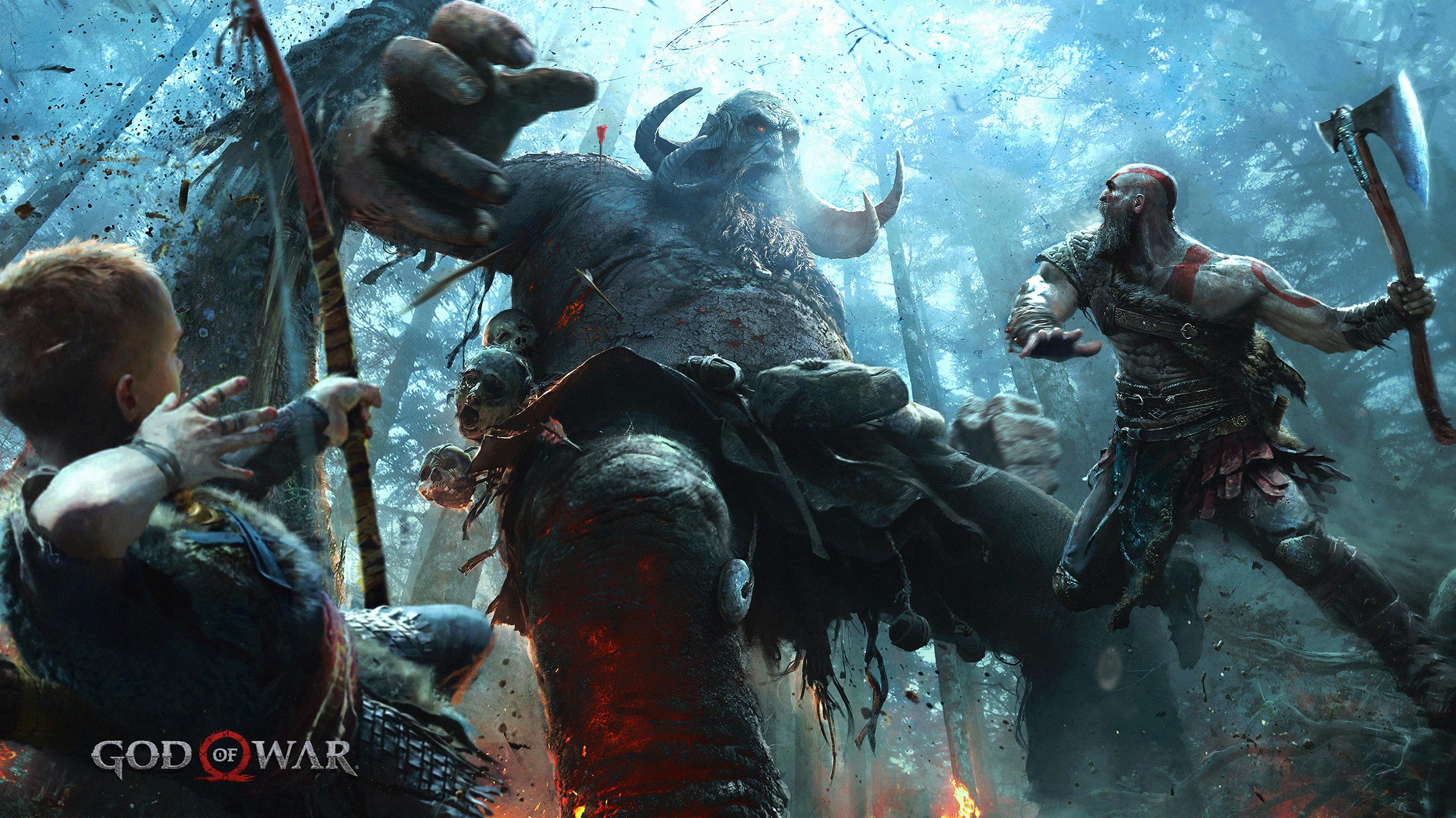 3840x2160 God of War (PS4) 4K 8K HD Wallpaper