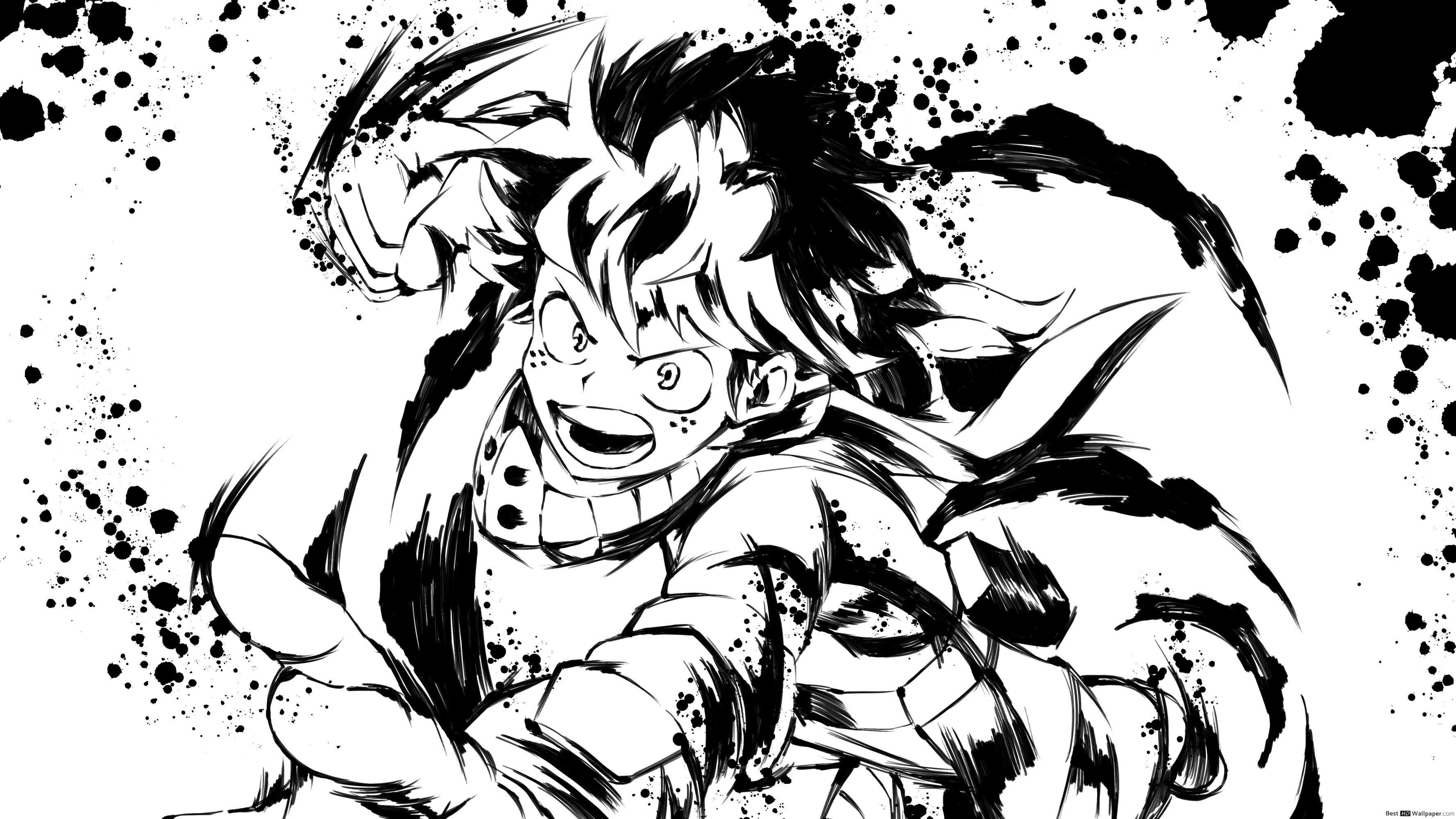 My Hero Academia Black and White Wallpapers - Top Free My Hero Academia