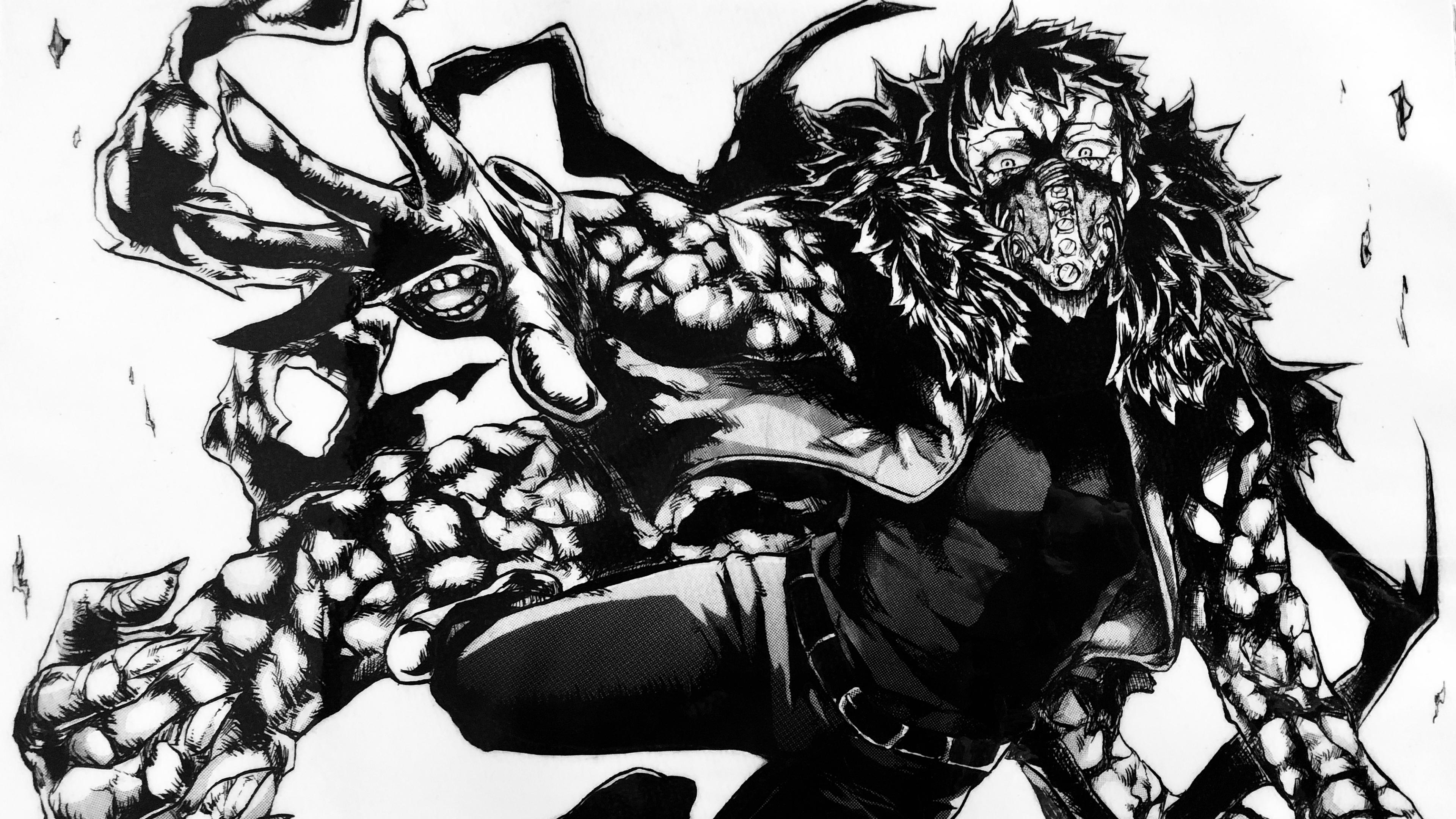 My Hero Academia Black and White Wallpapers Top Free My Hero Academia