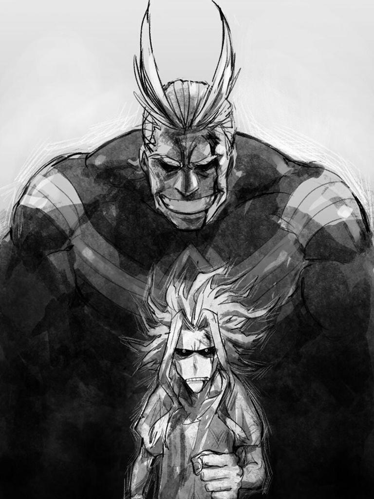 My Hero Academia Black and White Wallpapers Top Free My Hero Academia