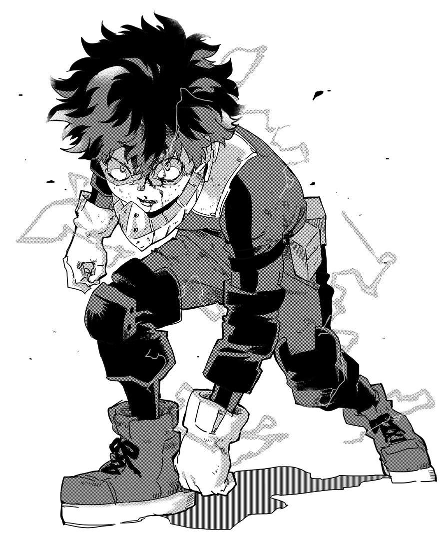 My Hero Academia Black and White Wallpapers Top Free My Hero Academia
