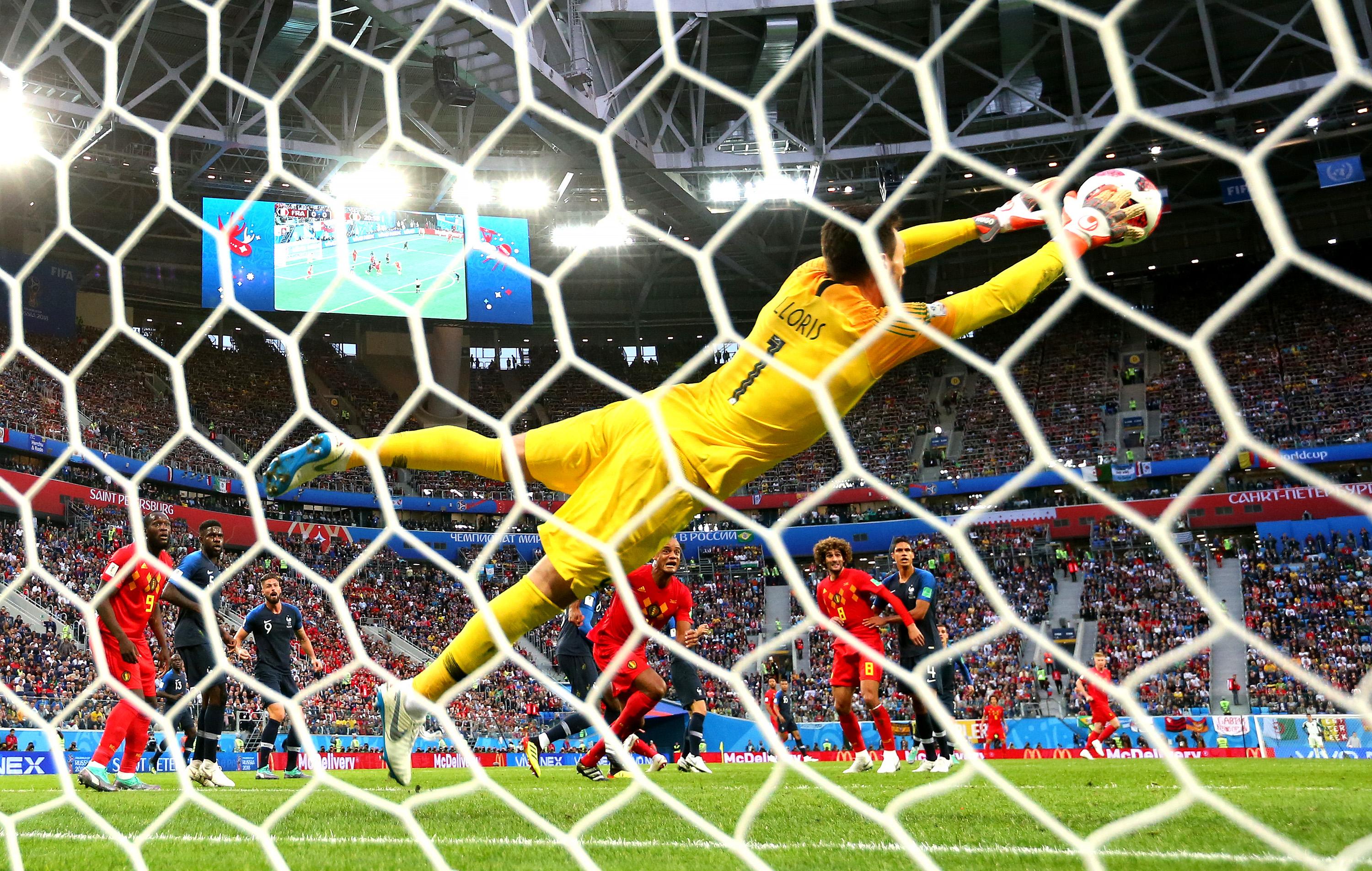 3000x1904 Hugo Lloris diving save for France made for beautiful World Cup photo