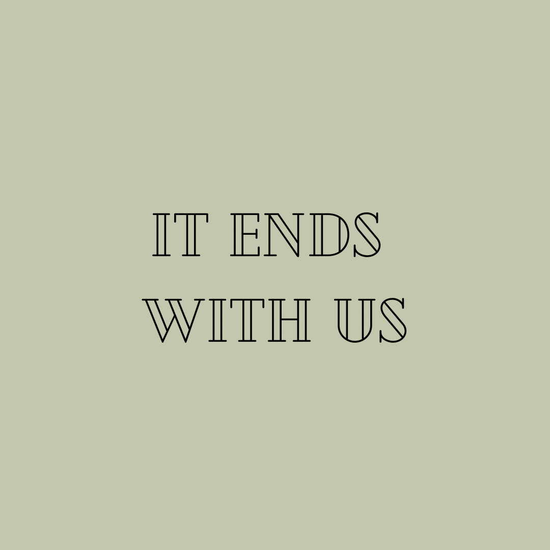 1080x1080 It ends with us ideas. it ends with us, colleen hoover, colleen hoover books