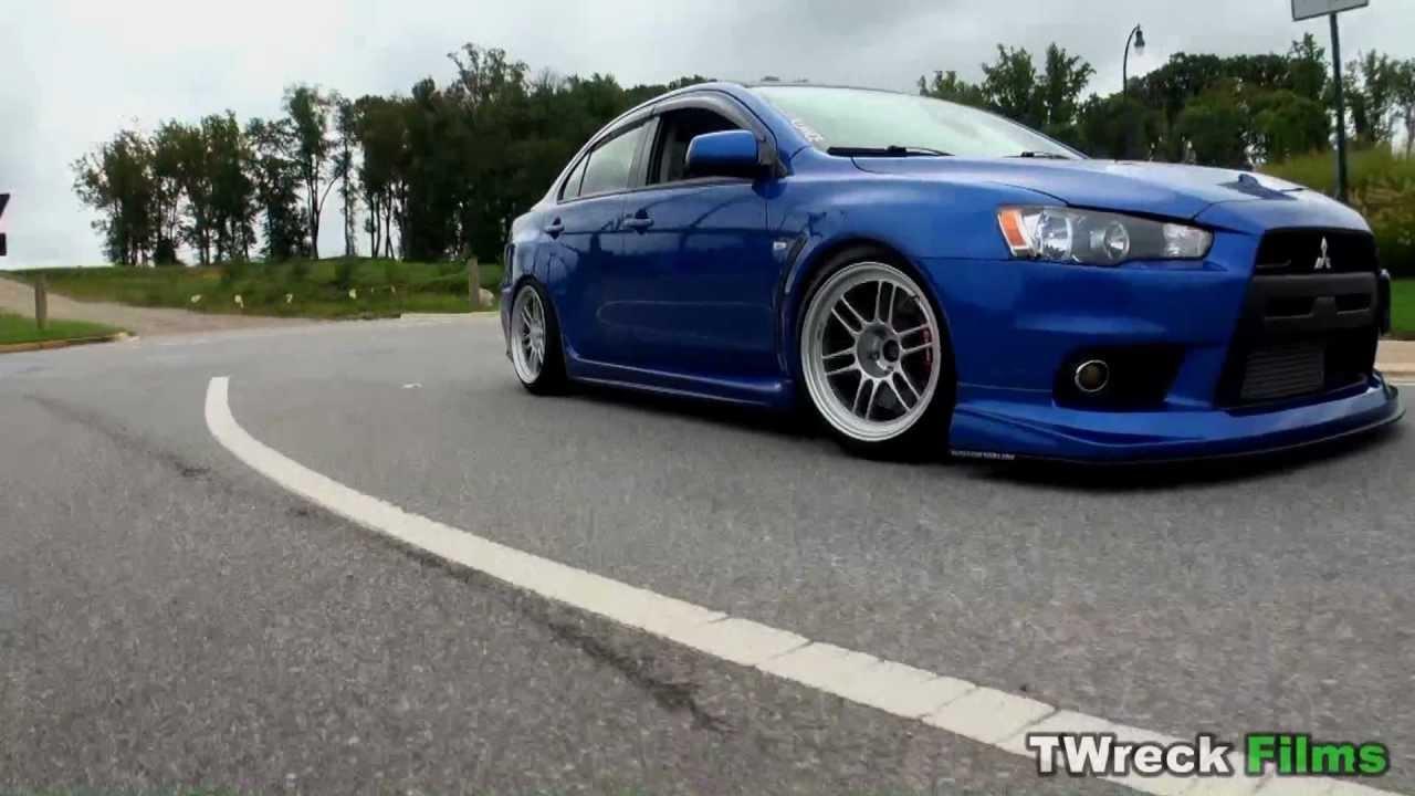 1280x720 Mitsubishi Evo X Slammed