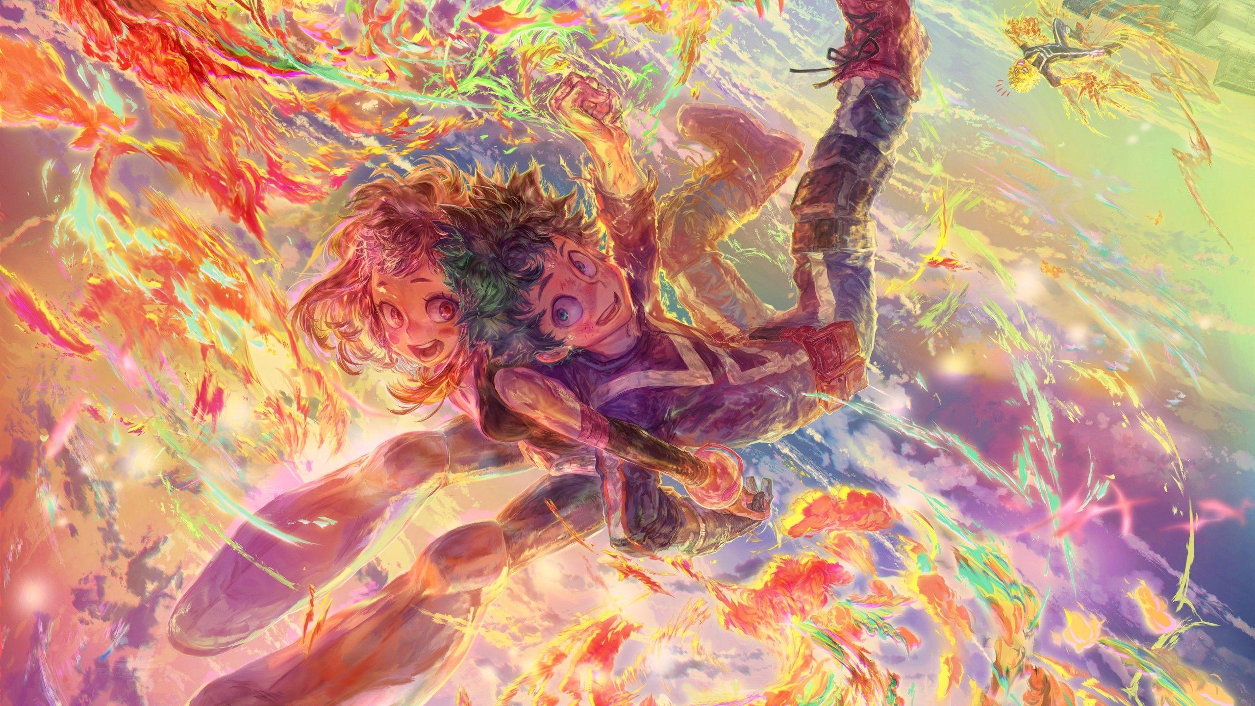 2560x1440 Download 2560x1440 Boku No Hero Academia, Uraraka Ochako, Midoriya