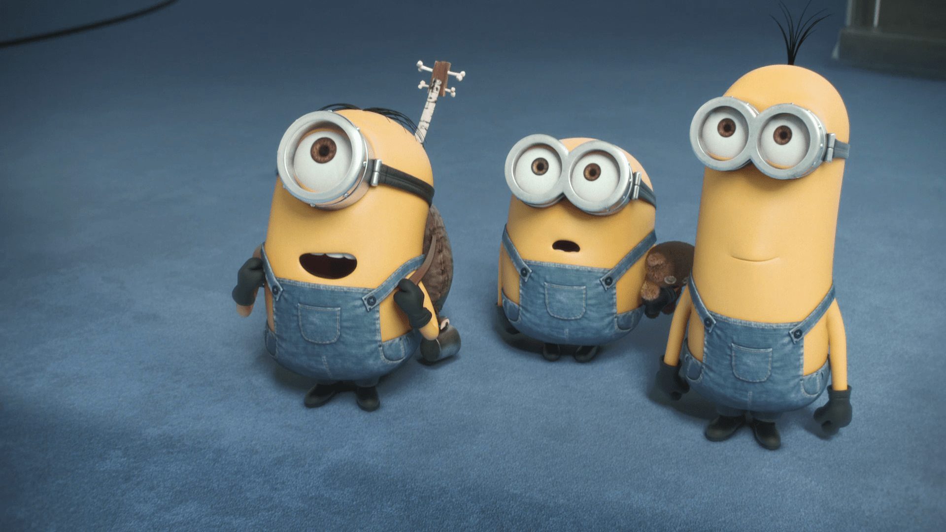 1920x1080 The three minions HD Wallpaper